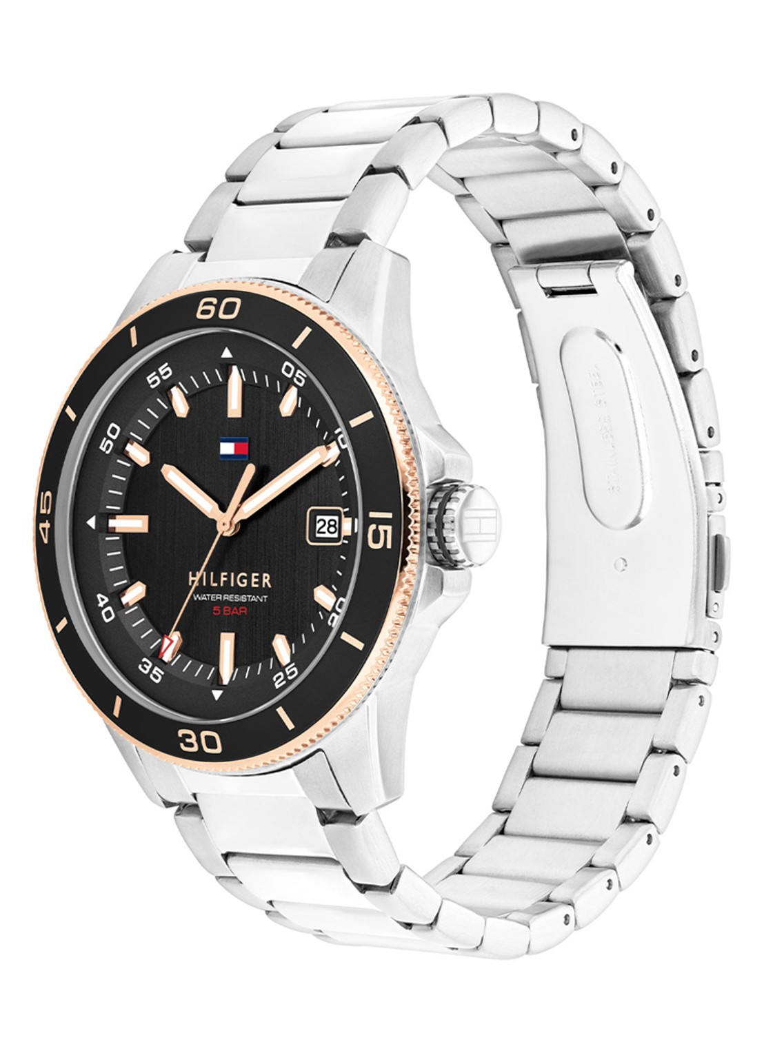 Tommy Hilfiger Horloge TH1792228  - detail zilver