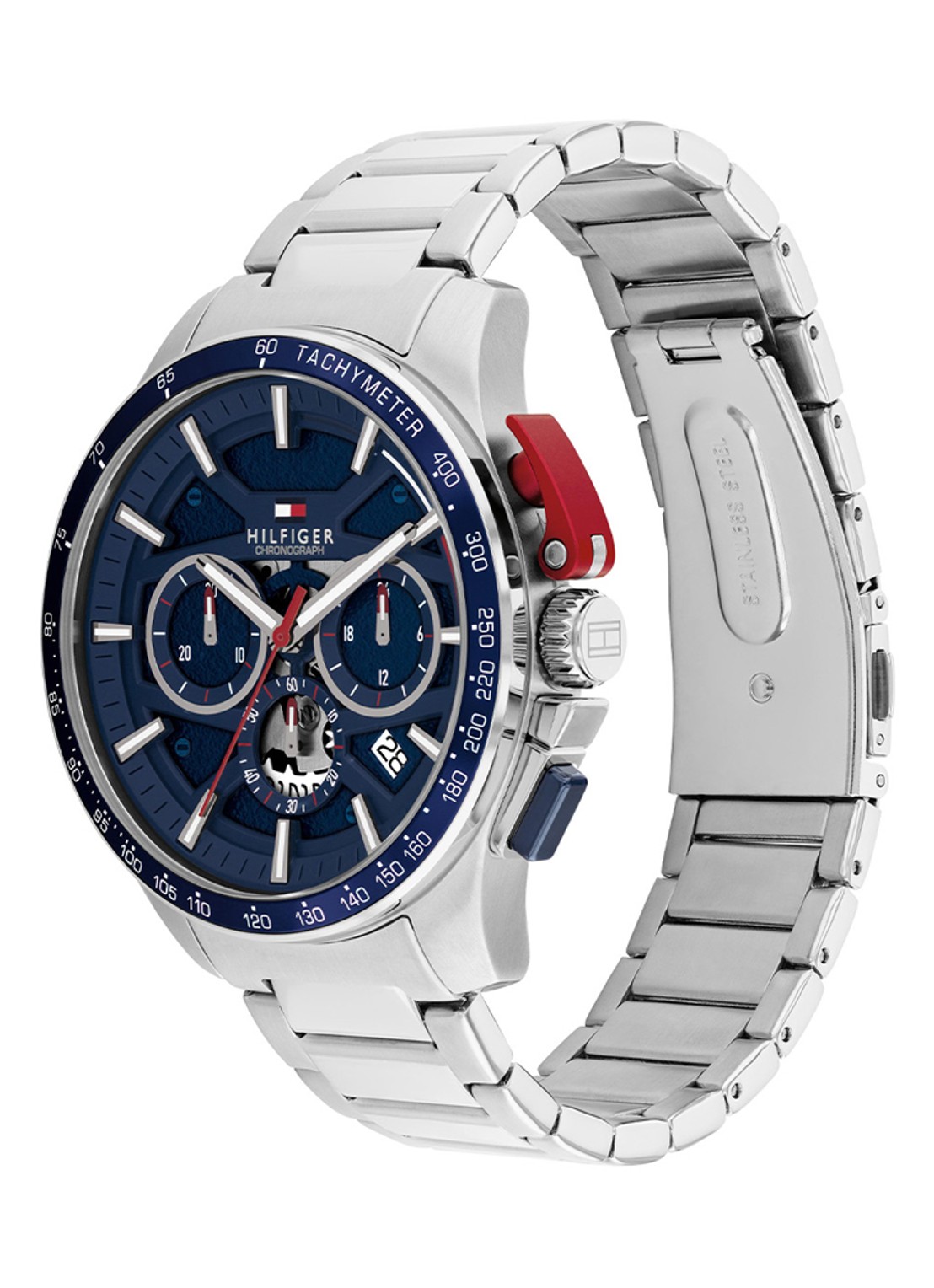 Tommy Hilfiger Horloge TH1792261  - detail zilver