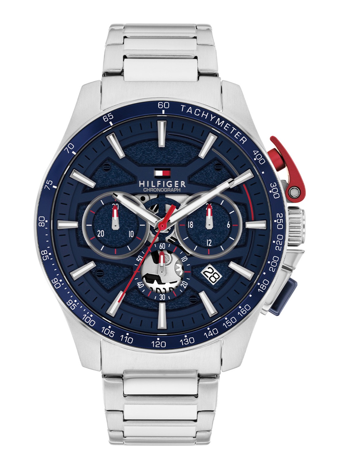 Tommy Hilfiger Horloge TH1792261  - voorkant 3 zilver