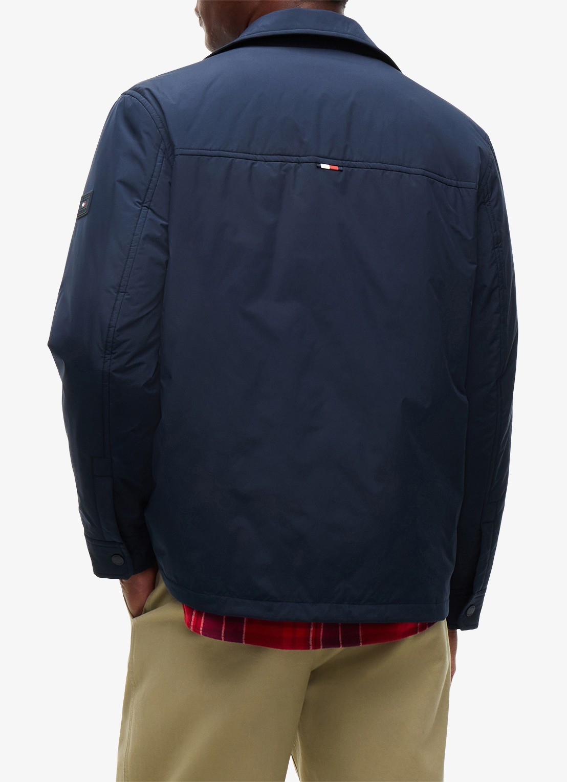 Tommy Hilfiger Jack met borstzakken - achterkant 5 donkerblauw