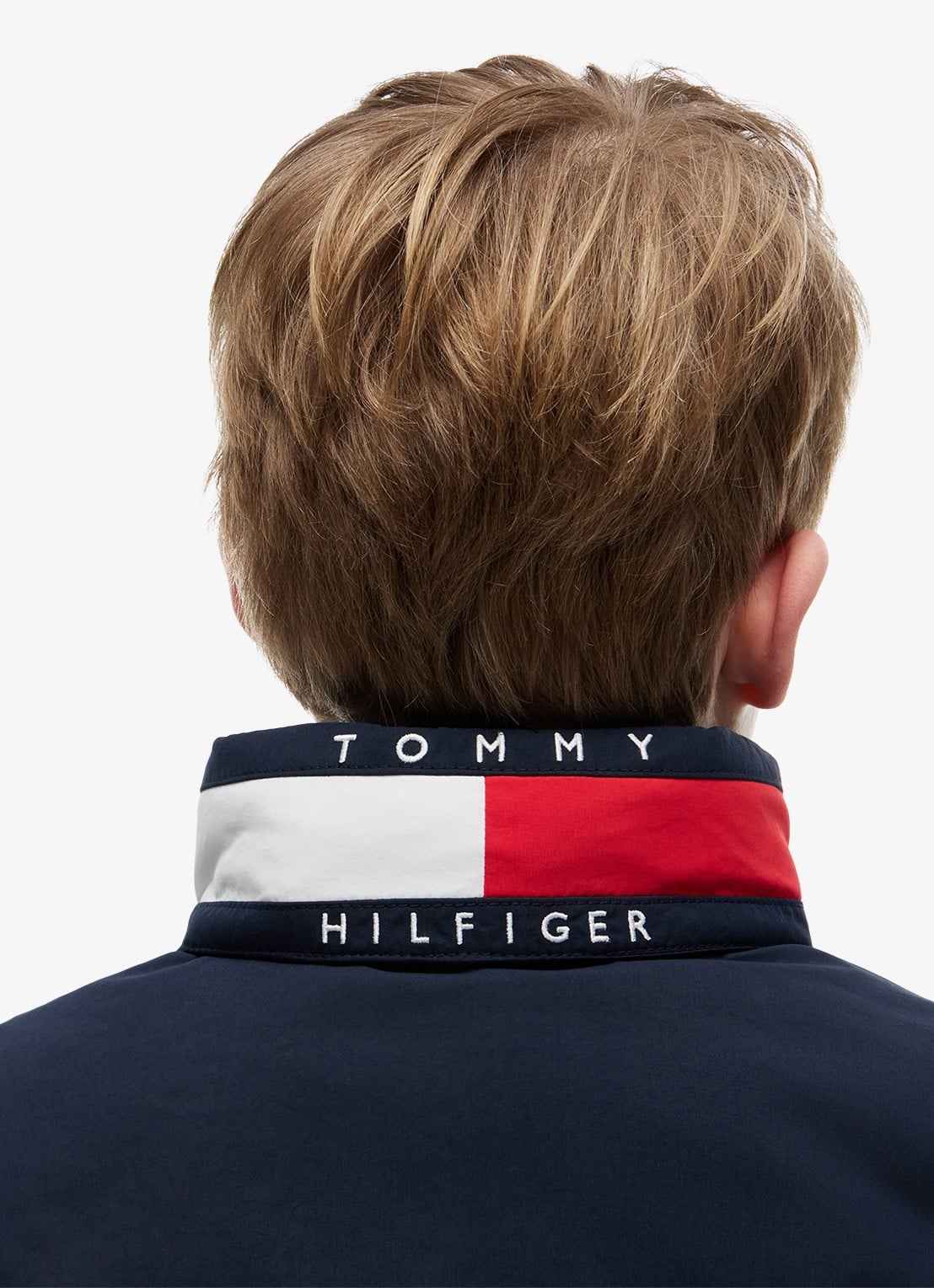 Tommy Hilfiger Jack met logo en steekzakken - detail 3 dark night navy-c1g