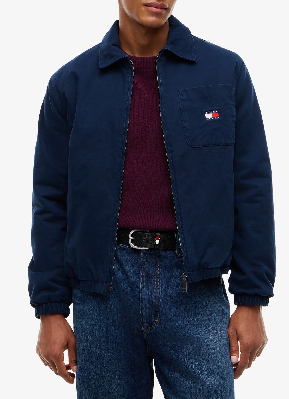 Tommy Hilfiger Jack met logoborduring - detail 3 donkerblauw