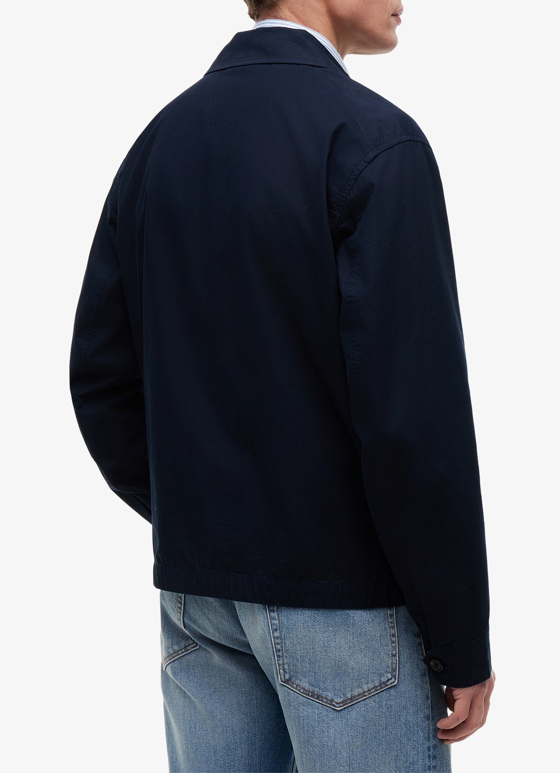 Tommy Hilfiger Jack met logoborduring - achterkant 6 blauw