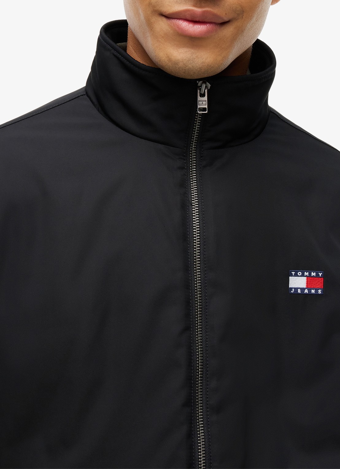 Tommy Hilfiger Jack met steekzakken en waterafstotende coating - detail 3 zwart
