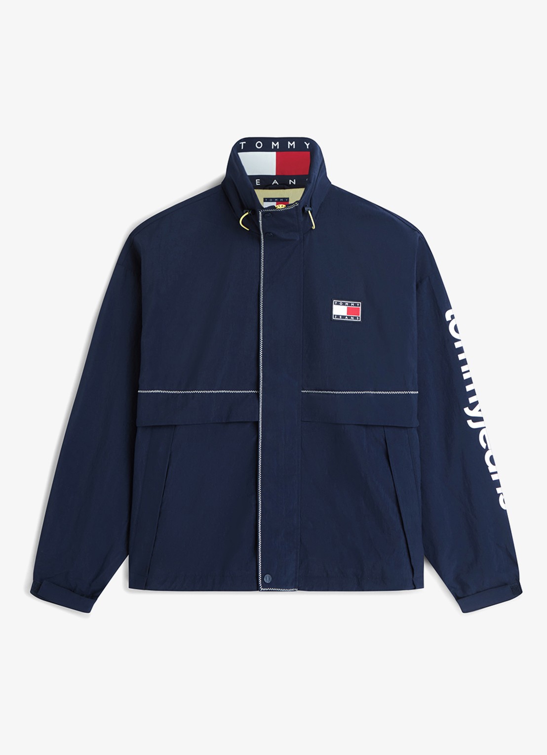 Tommy Hilfiger Jack met waterafstotende coating - voorkant dark night navy-c1g