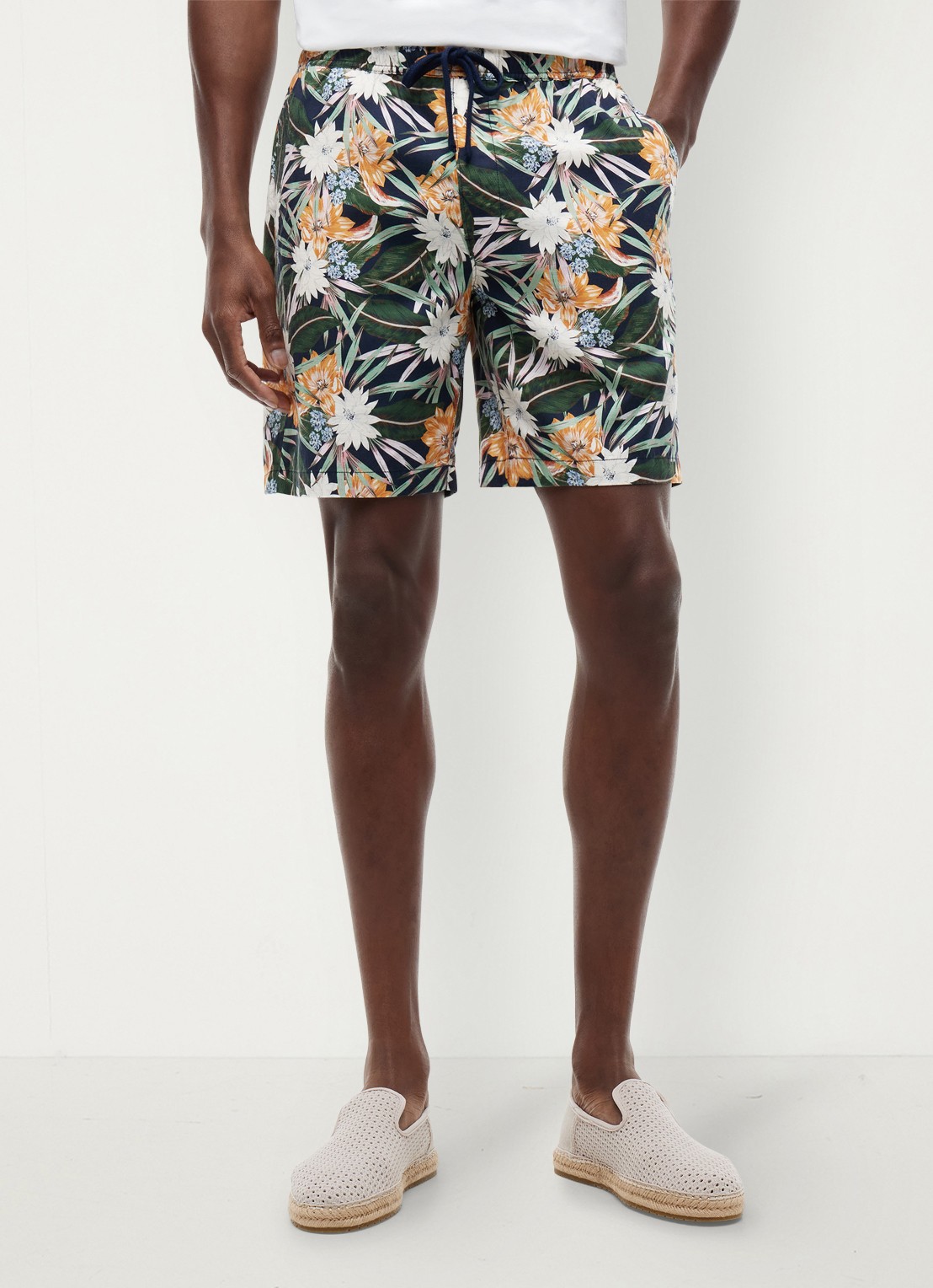 Tommy Hilfiger Korte broek met bloemenprint - detail multicolor