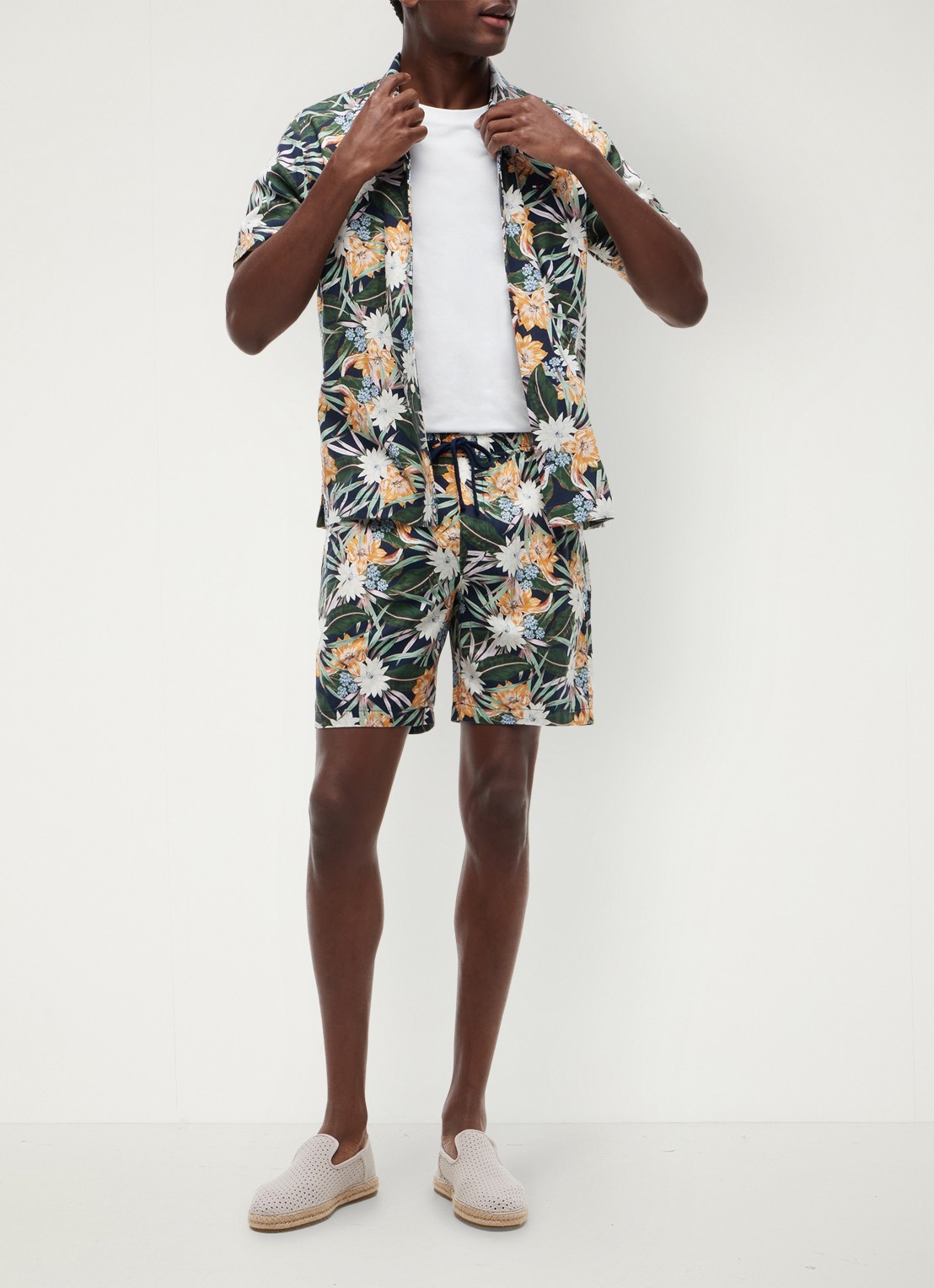 Tommy Hilfiger Korte broek met bloemenprint - detail 2 multicolor