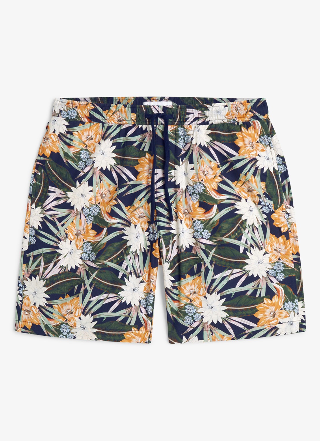 Tommy Hilfiger Korte broek met bloemenprint - voorkant 4 multicolor