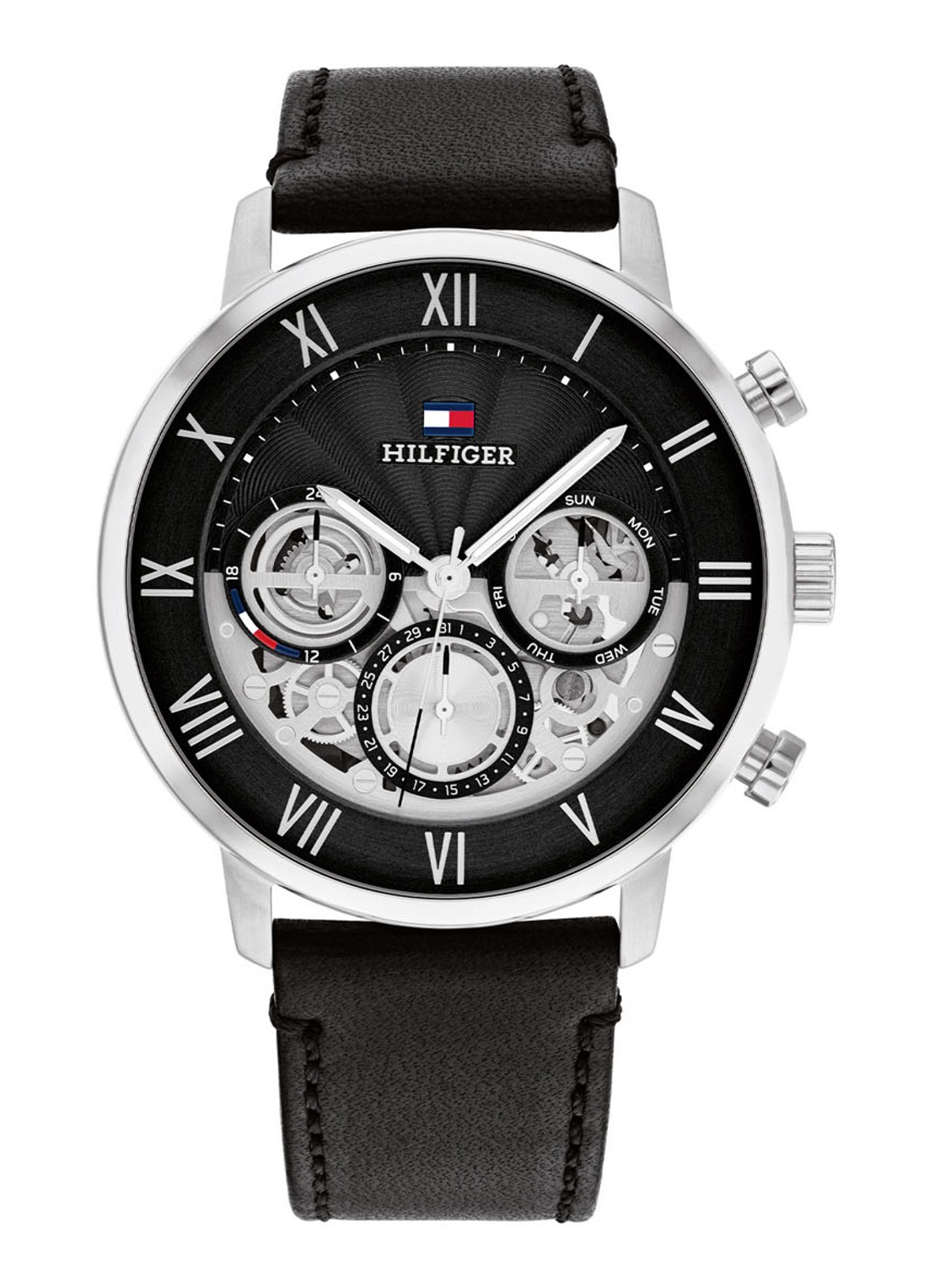 Tommy Hilfiger Legend horloge TH1710565 - voorkant zilver