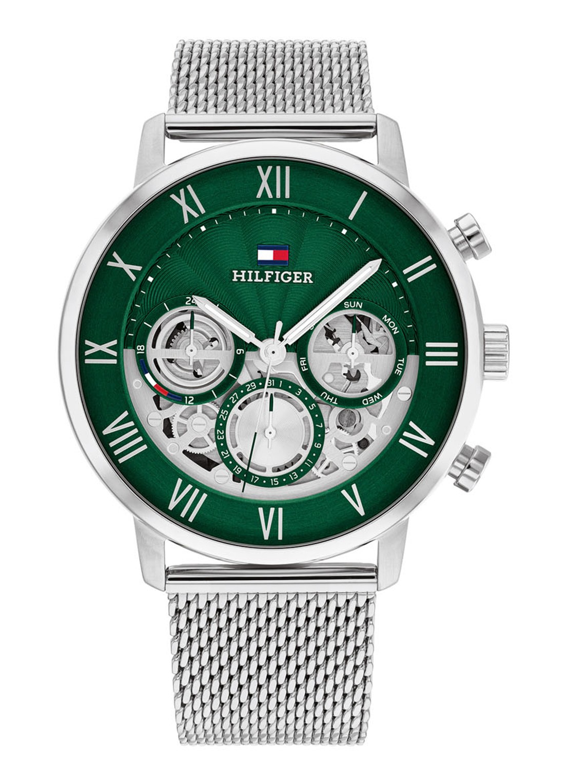 Tommy Hilfiger Legend horloge TH1710567  - voorkant zilver