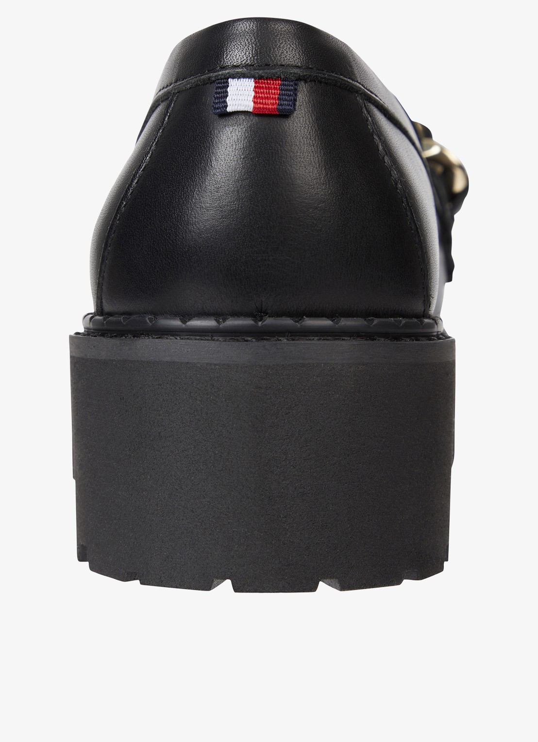 Tommy Hilfiger Loafer met logo - achterkant 4 zwart