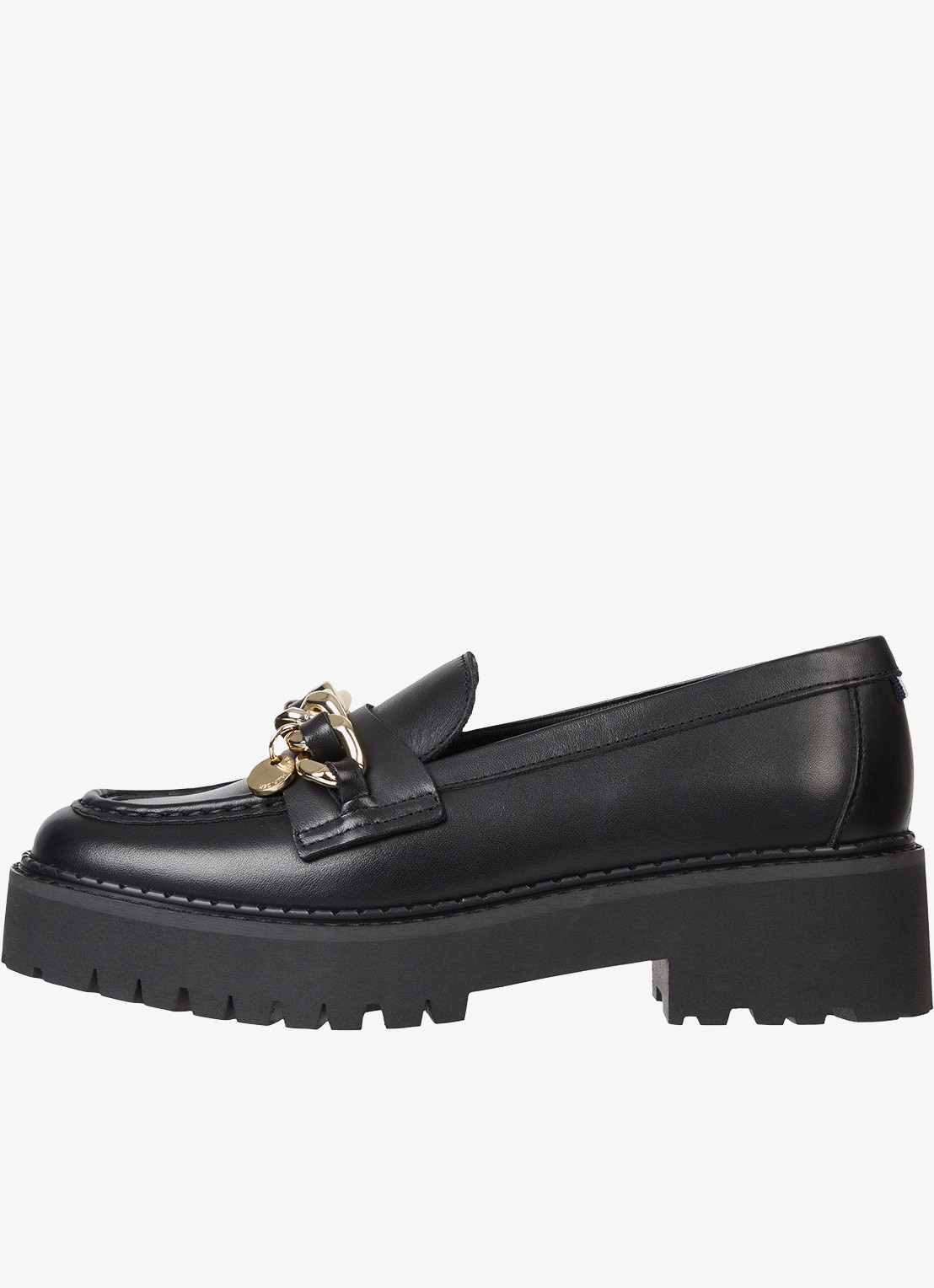 Tommy Hilfiger Loafer met logo - detail 2 zwart