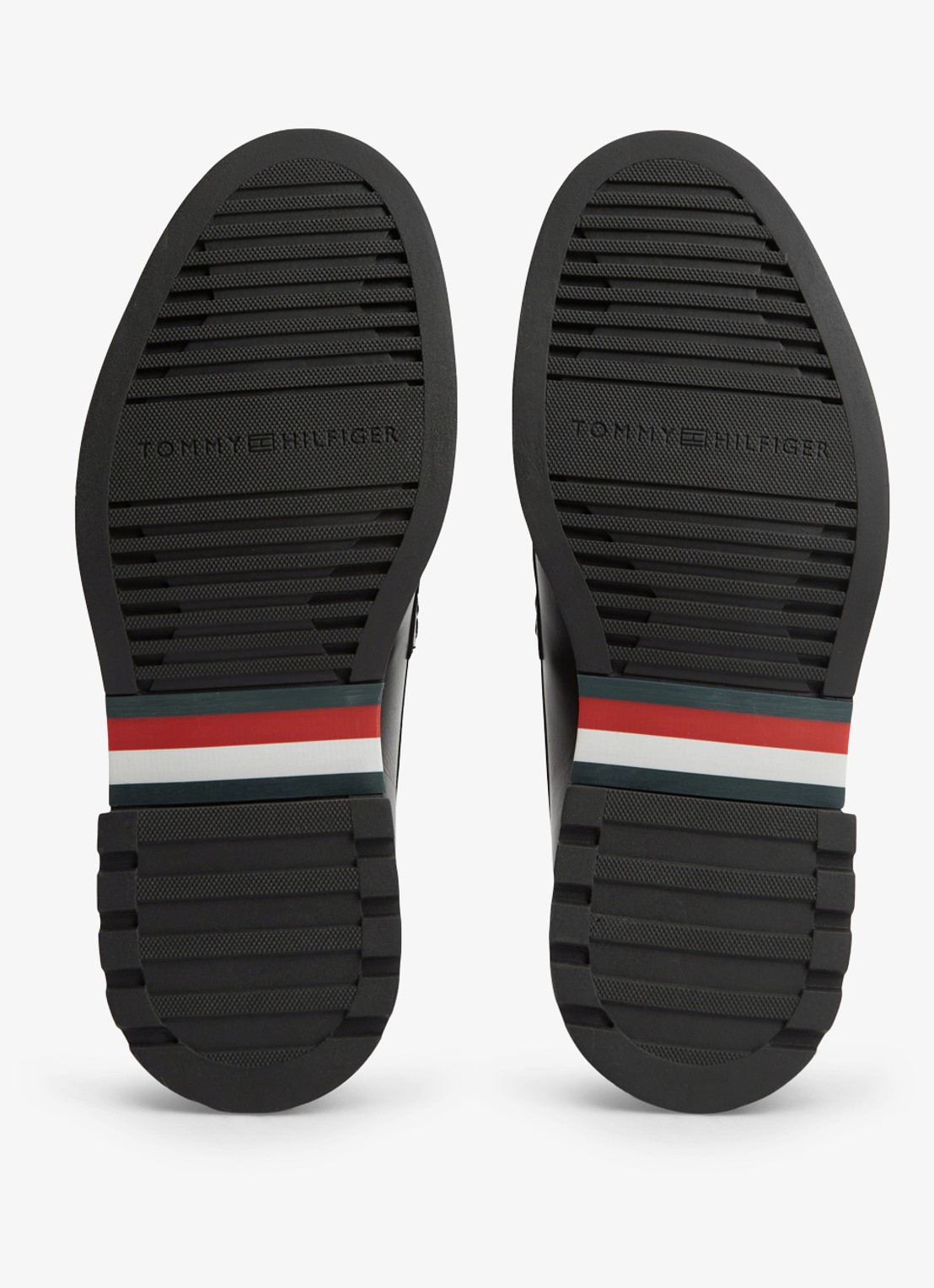 Tommy Hilfiger Loafer met logo - detail 3 zwart