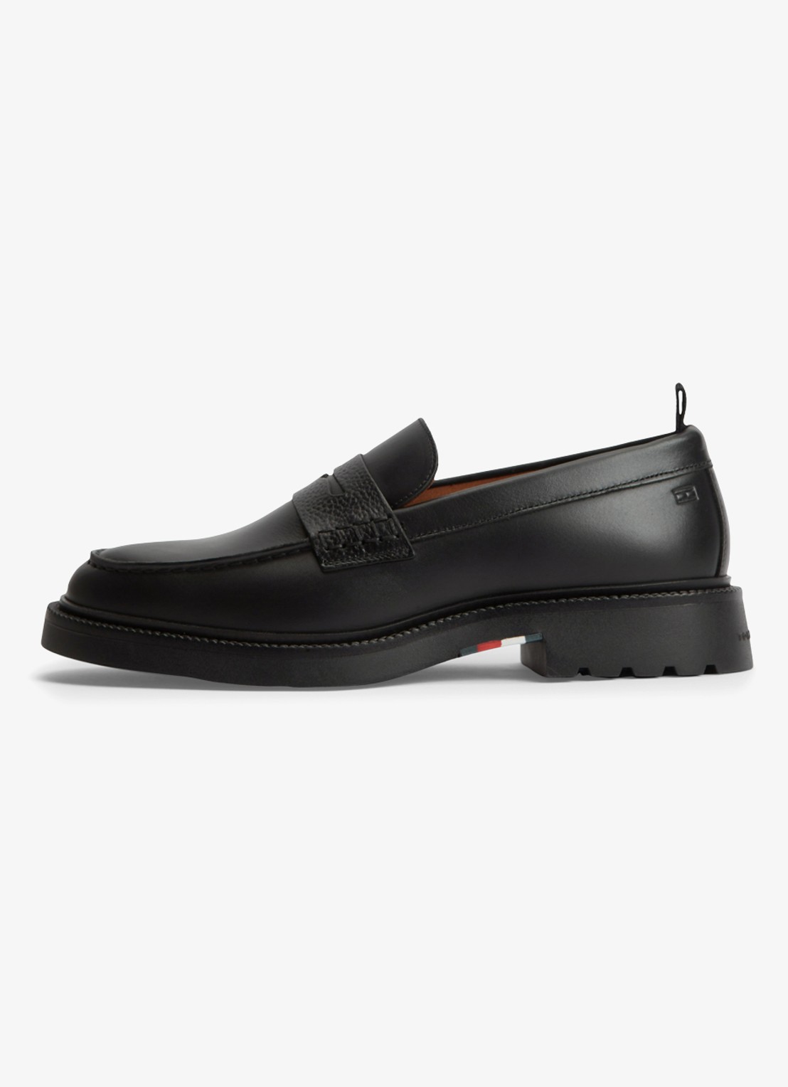 Tommy Hilfiger Loafer met logo - detail 4 zwart
