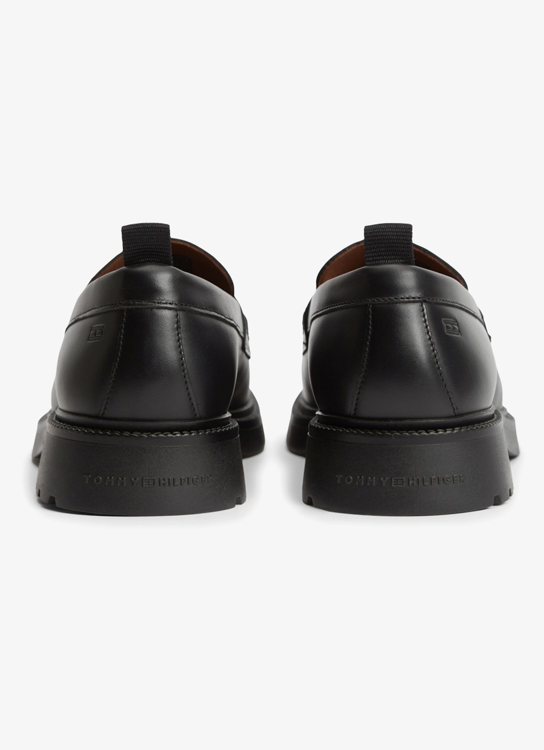 Tommy Hilfiger Loafer met logo - detail 6 zwart
