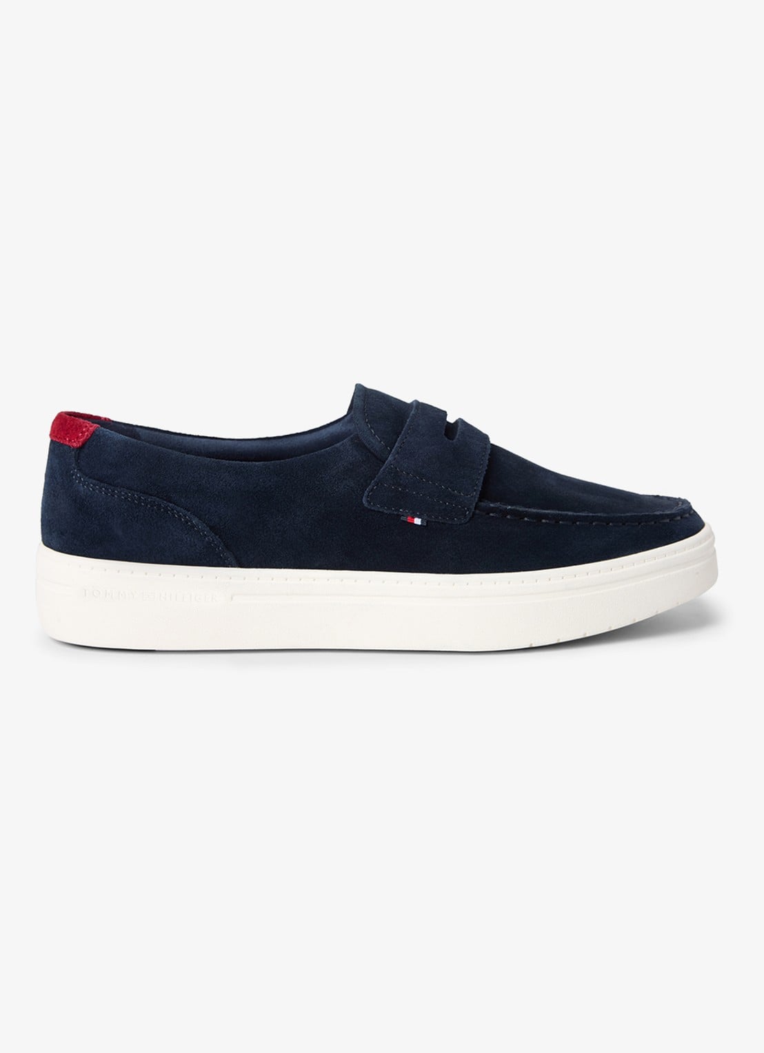 Tommy Hilfiger Loafer van suède  - detail 3 donkerblauw