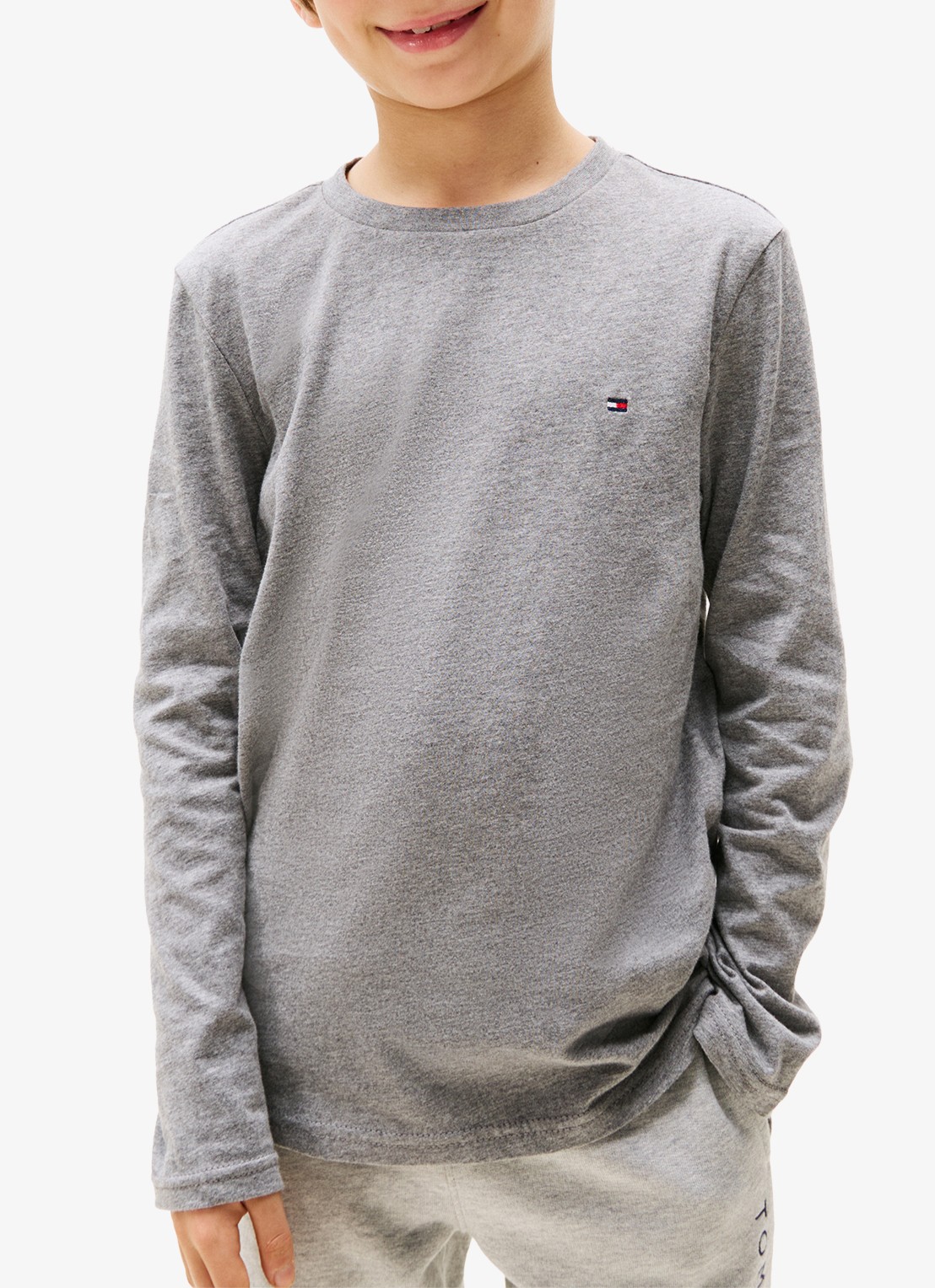 Tommy Hilfiger Longsleeve met logo in 2-pack - detail 4 middengrijs
