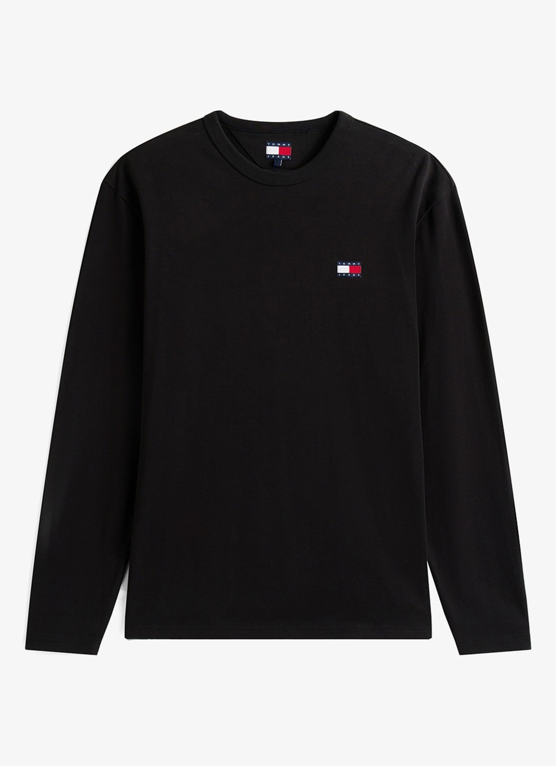 Tommy Hilfiger Longsleeve met logo - voorkant 2 zwart