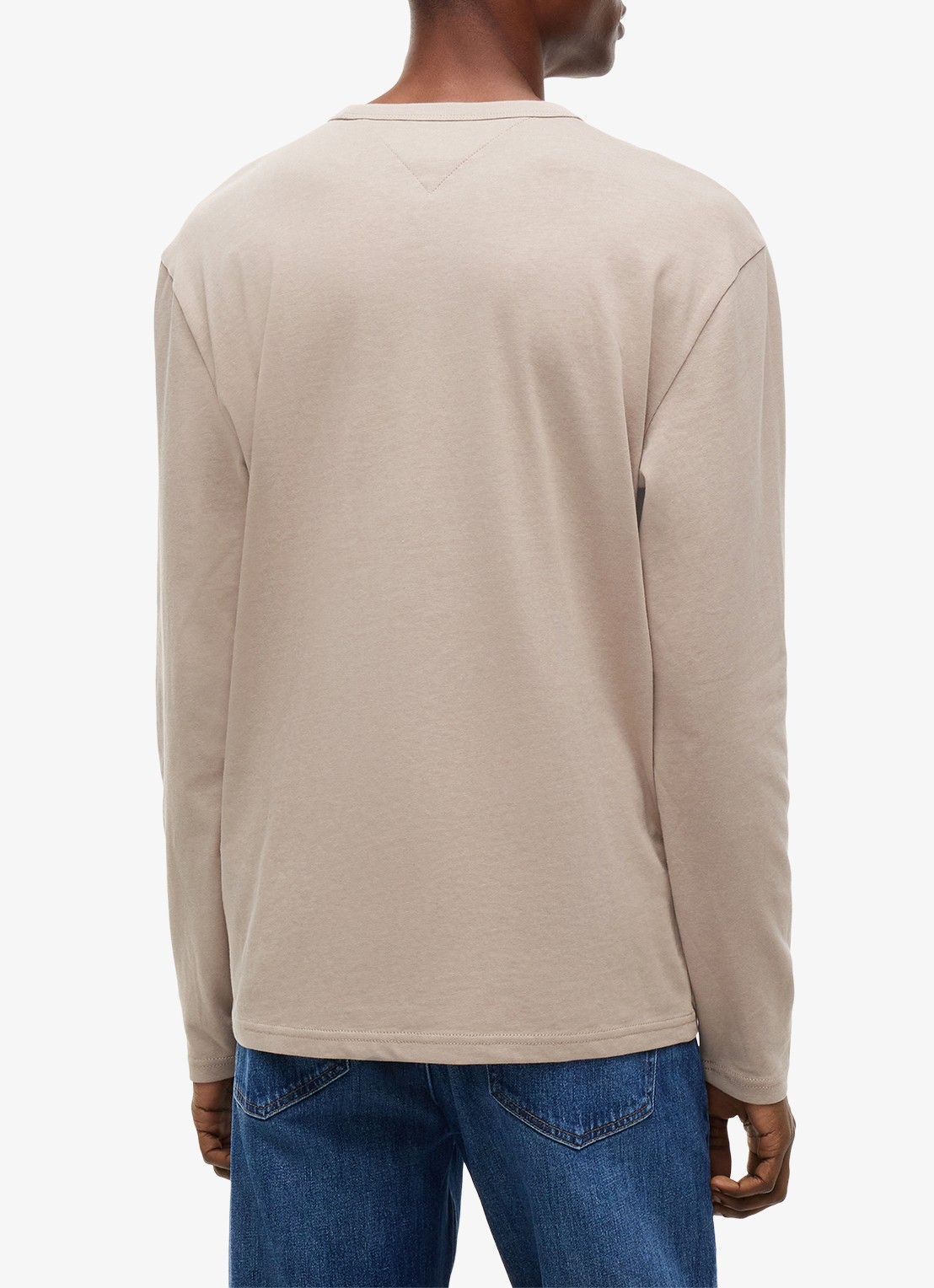 Tommy Hilfiger Longsleeve met logo - achterkant khaki