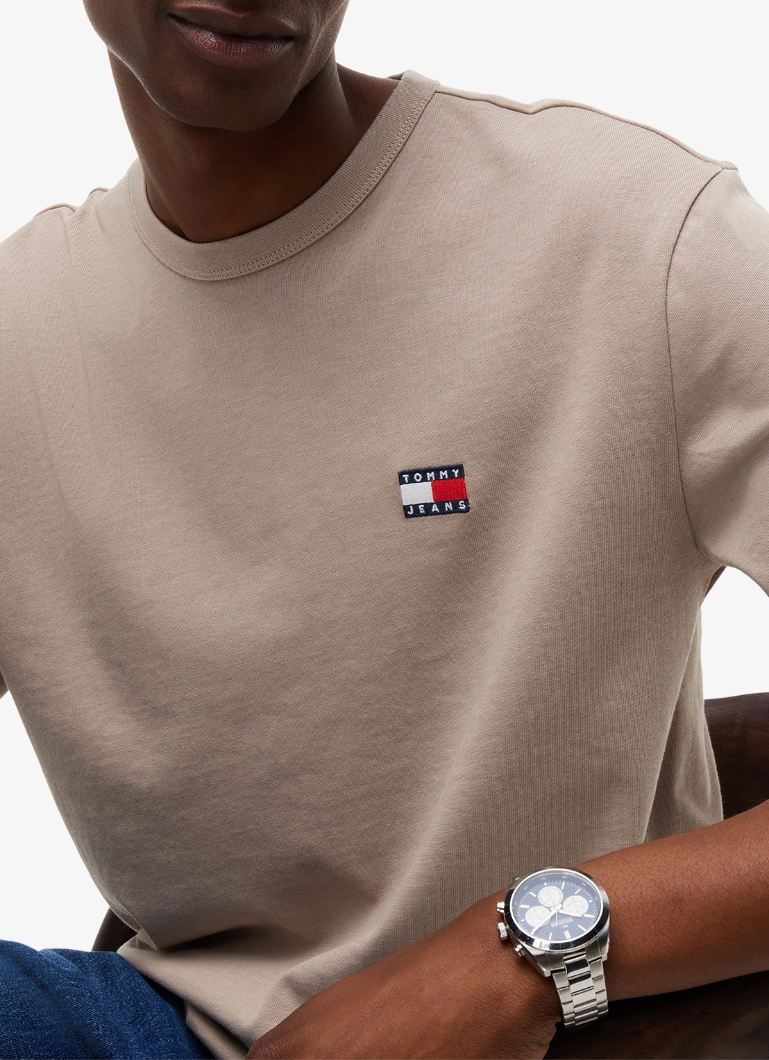 Tommy Hilfiger Longsleeve met logo - detail 5 khaki