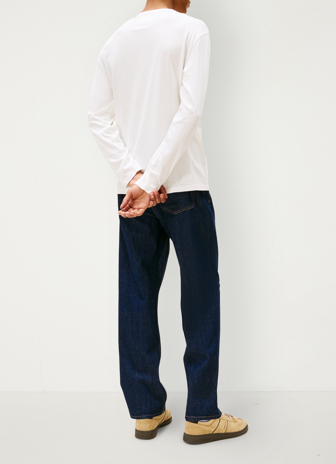 Tommy Hilfiger Longsleeve met logo - detail 4 ecru-ybl