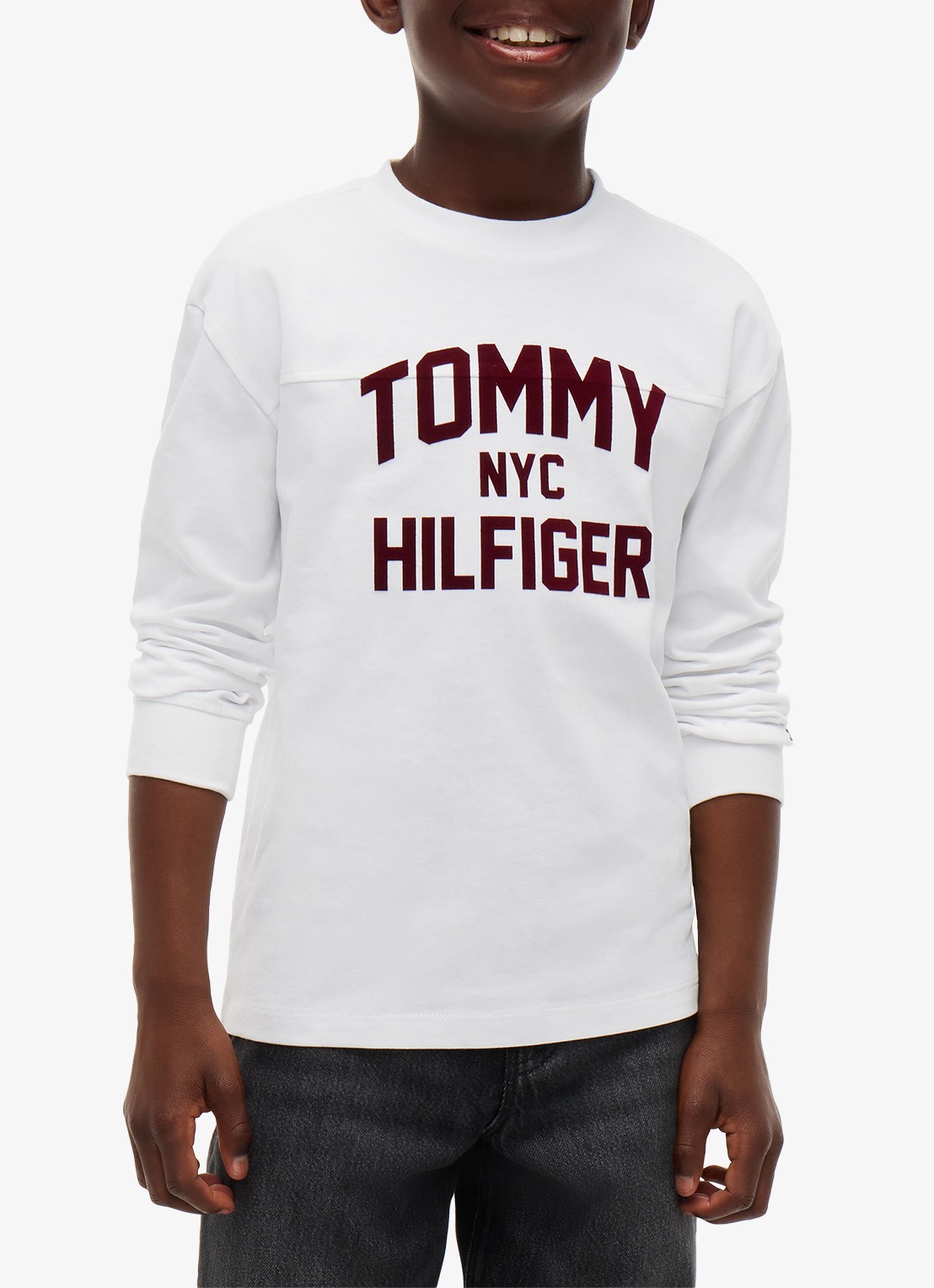 Tommy Hilfiger Longsleeve met logo  - detail 4 wit