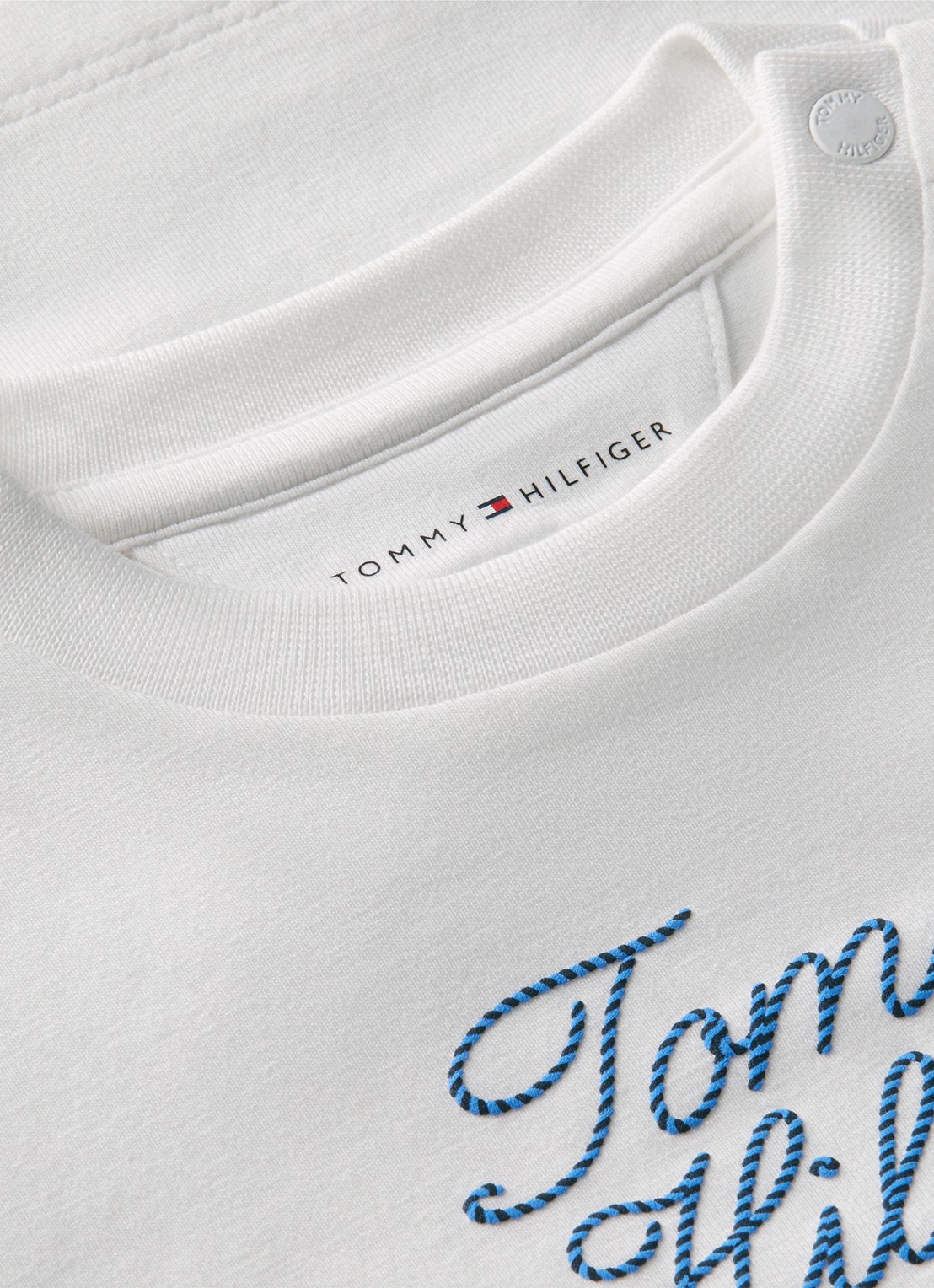 Tommy Hilfiger Longsleeve met logo - detail 3 wit