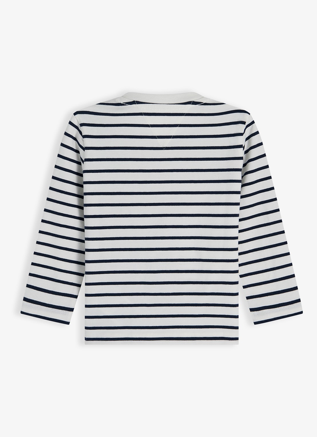 Tommy Hilfiger Longsleeve met logo - achterkant donkerblauw