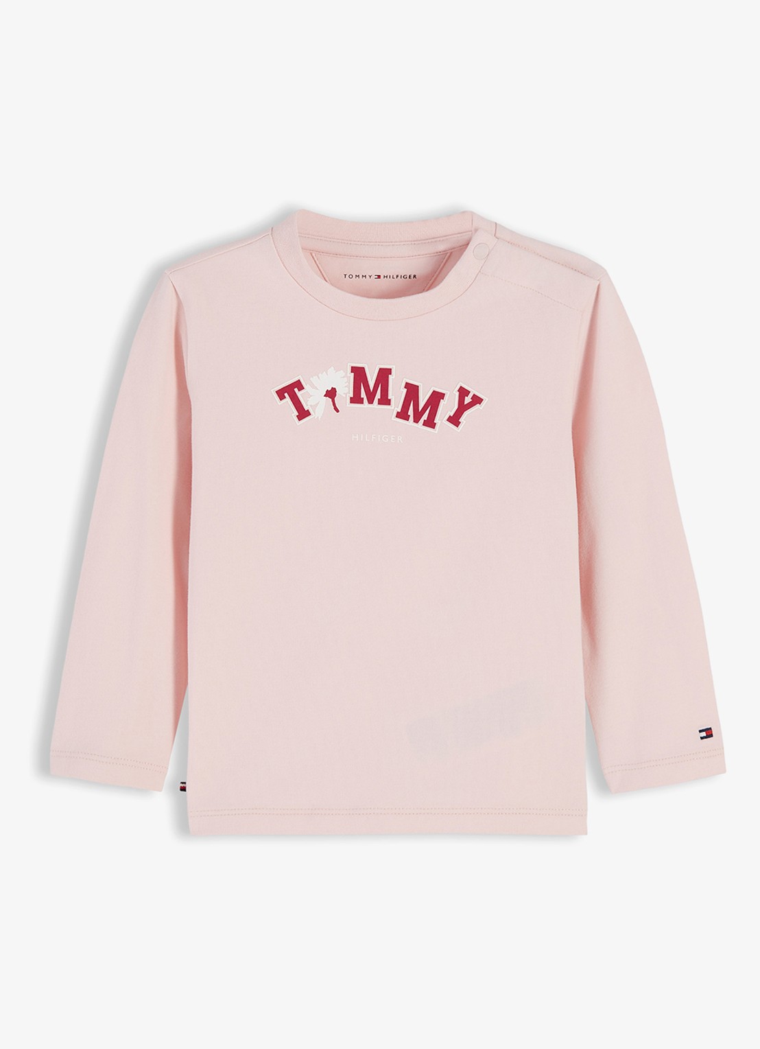 Tommy Hilfiger Longsleeve met logo - voorkant 2 roze