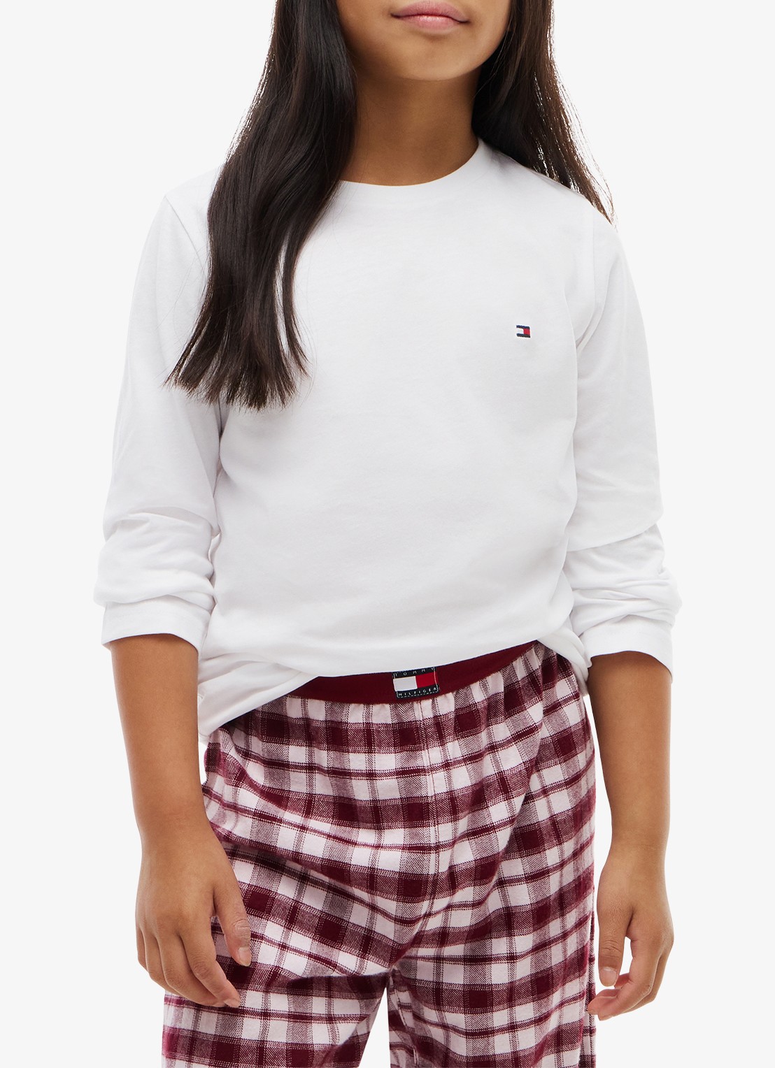 Tommy Hilfiger Longsleeve met logoborduring in 2-pack - detail 2 lichtroze