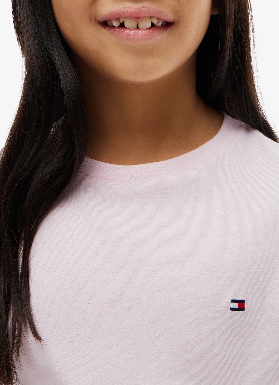 Tommy Hilfiger Longsleeve met logoborduring in 2-pack - detail 3 wit