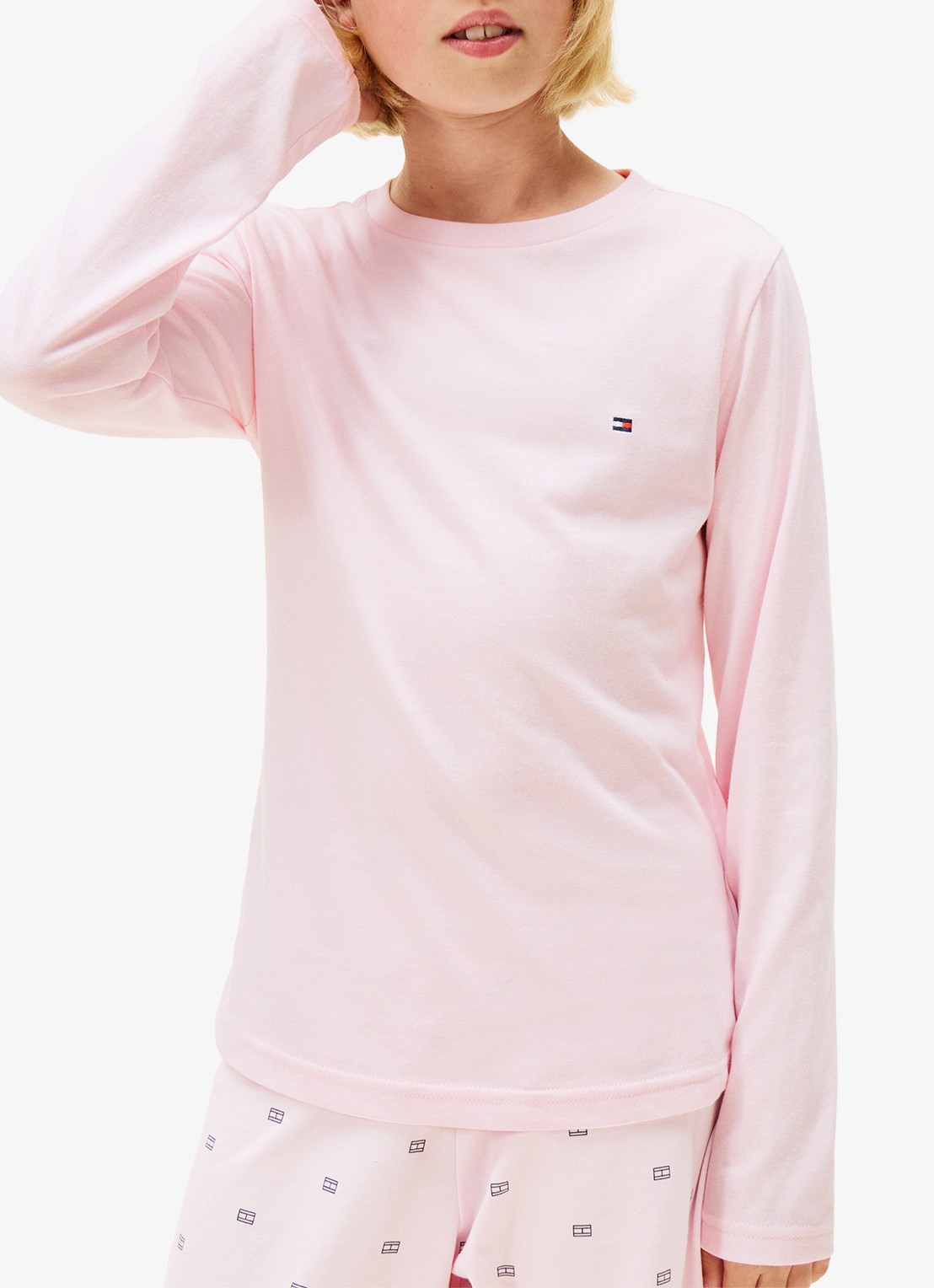 Tommy Hilfiger Longsleeve met logoborduring in 2-pack - detail 3 donkerblauw