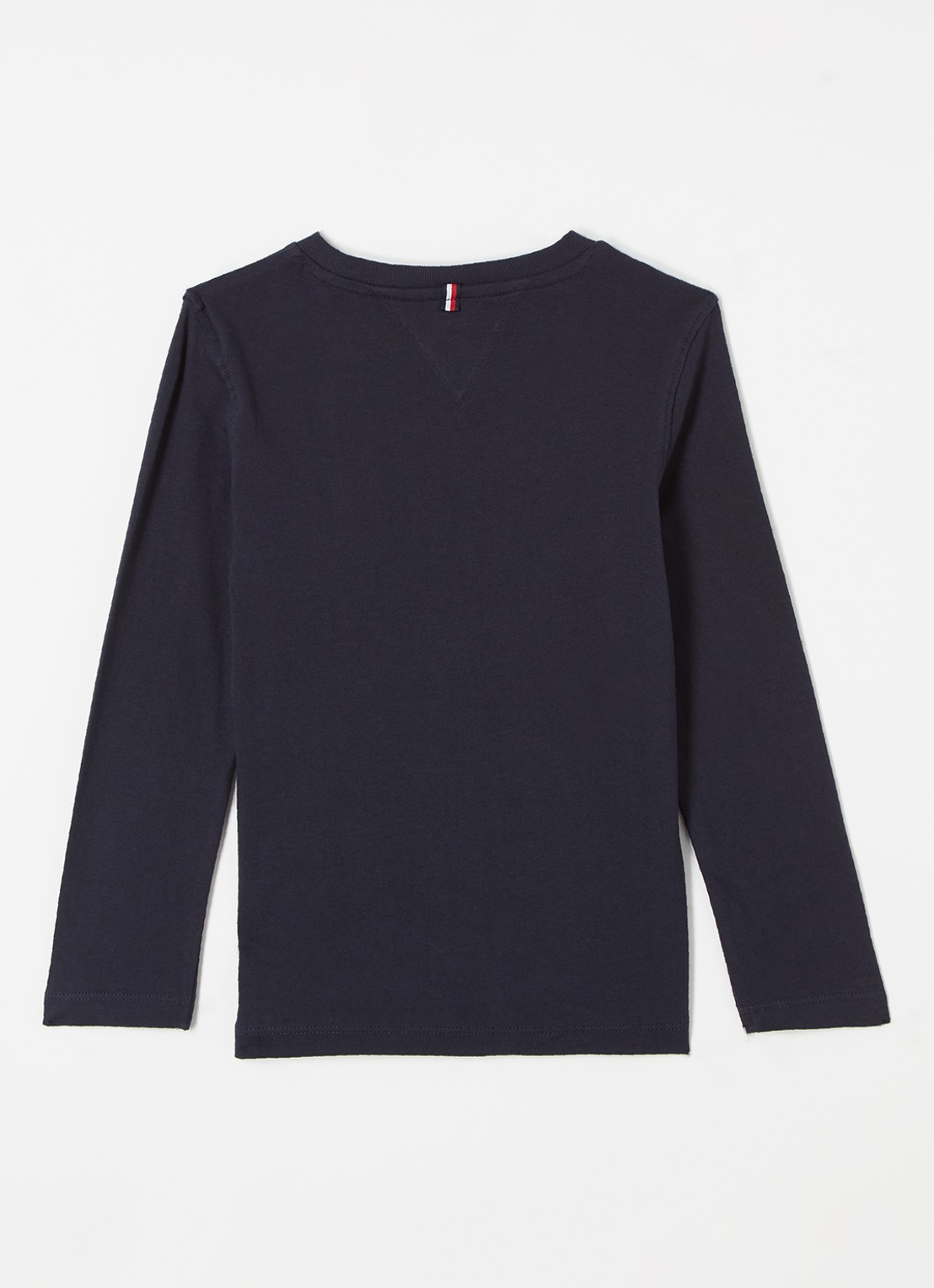 Tommy Hilfiger Longsleeve met logoborduring - achterkant 2 donkerblauw