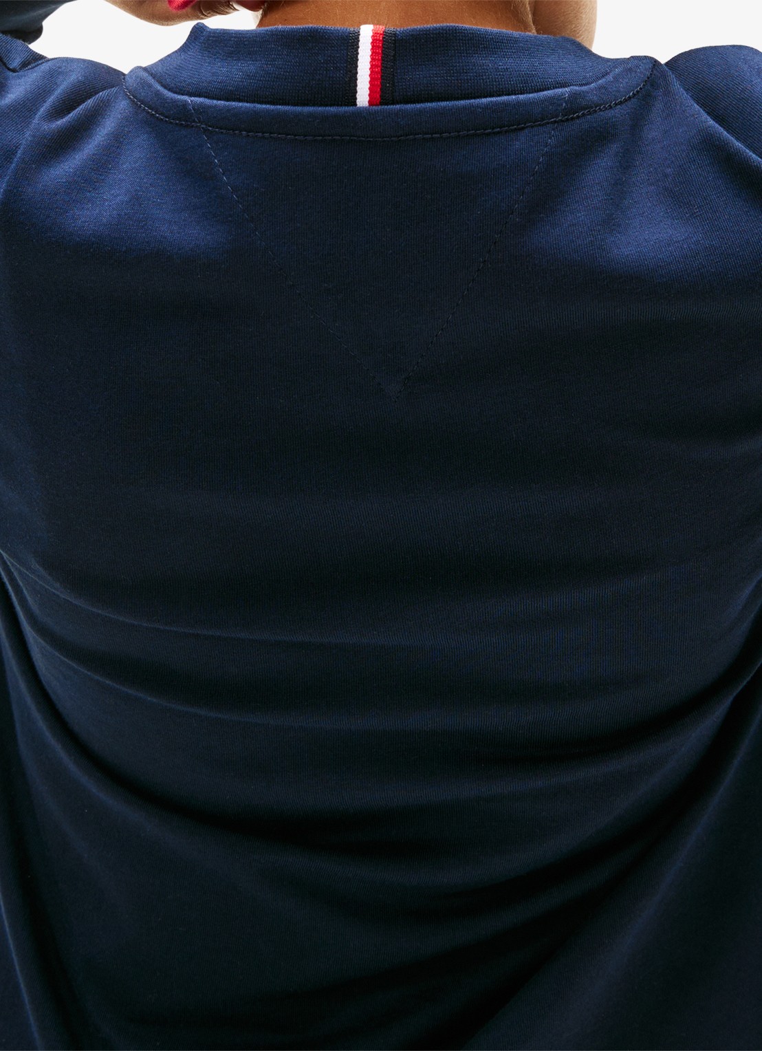 Tommy Hilfiger Longsleeve met logoborduring - detail 6 donkerblauw