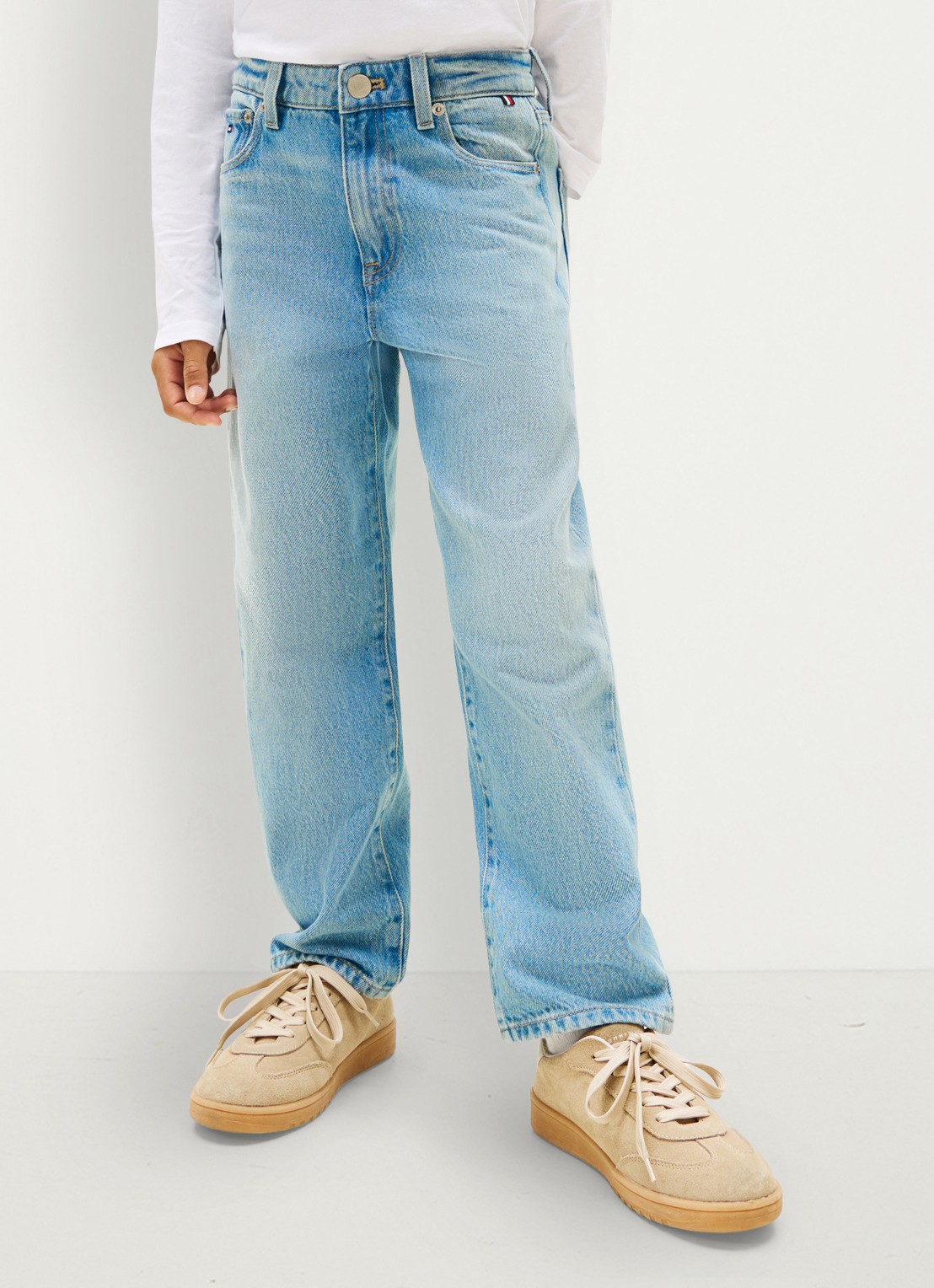 Tommy Hilfiger Loose fit jeans met steekzakken - detail 3 indigo