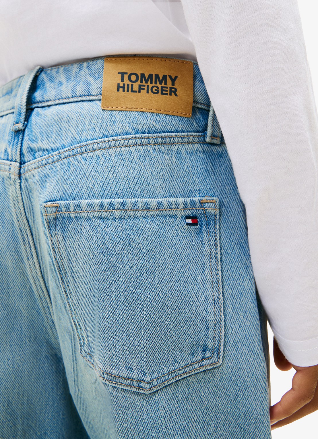 Tommy Hilfiger Loose fit jeans met steekzakken - detail 4 indigo