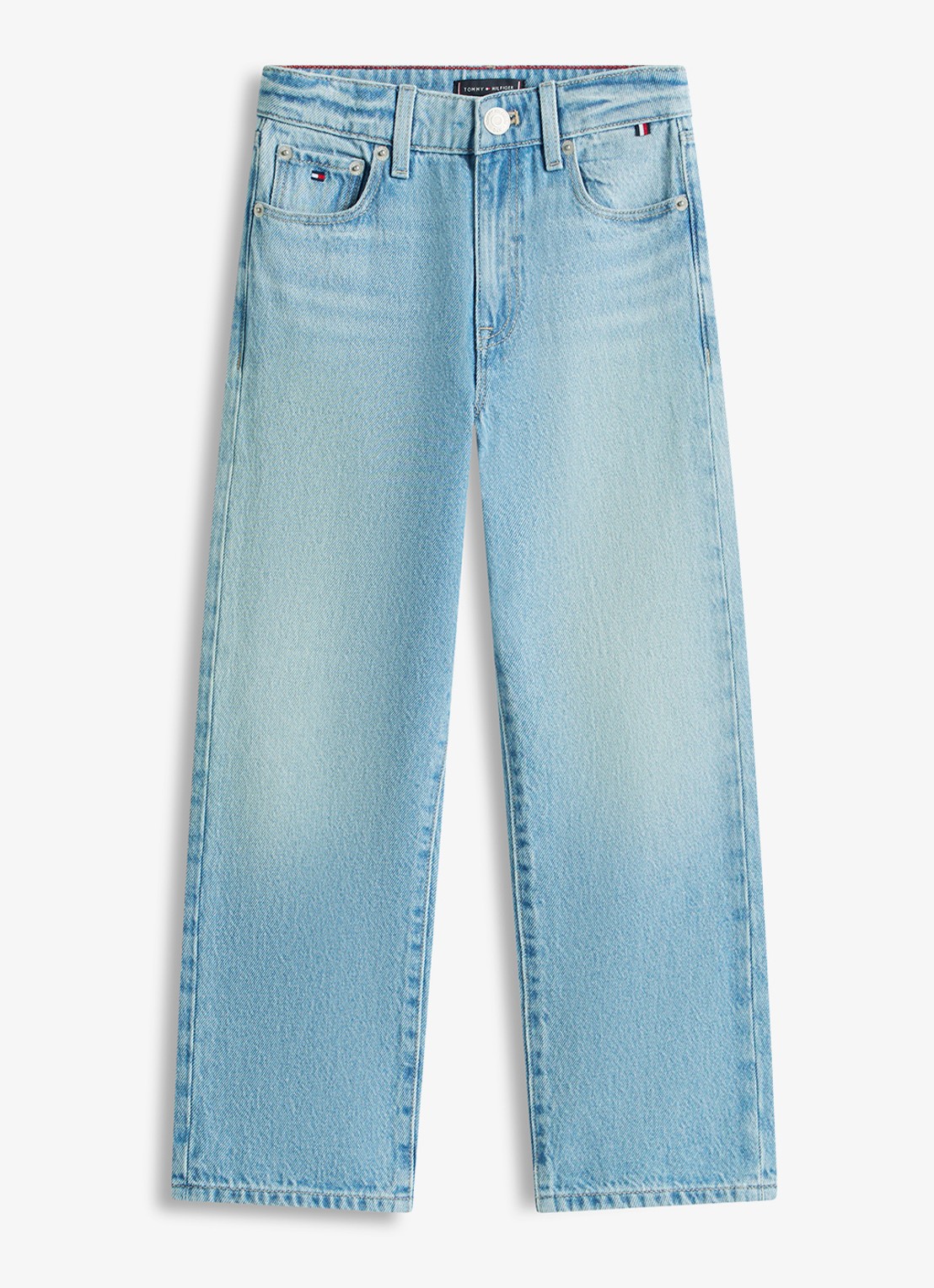 Tommy Hilfiger Loose fit jeans met steekzakken - voorkant 7 indigo