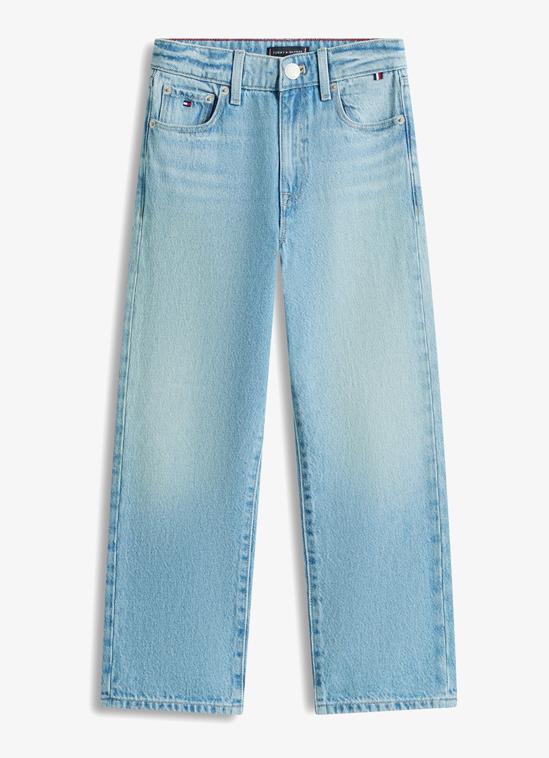 Tommy Hilfiger Loose fit jeans met steekzakken - voorkant 9 indigo