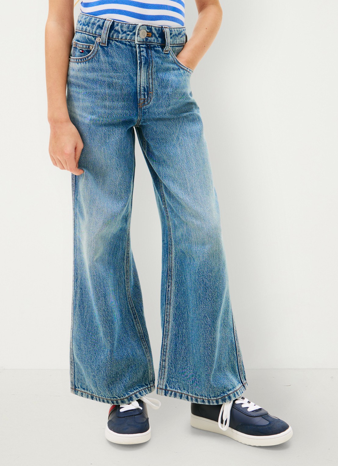 Tommy Hilfiger Mabel high waist wide leg jeans   - detail 4 indigo