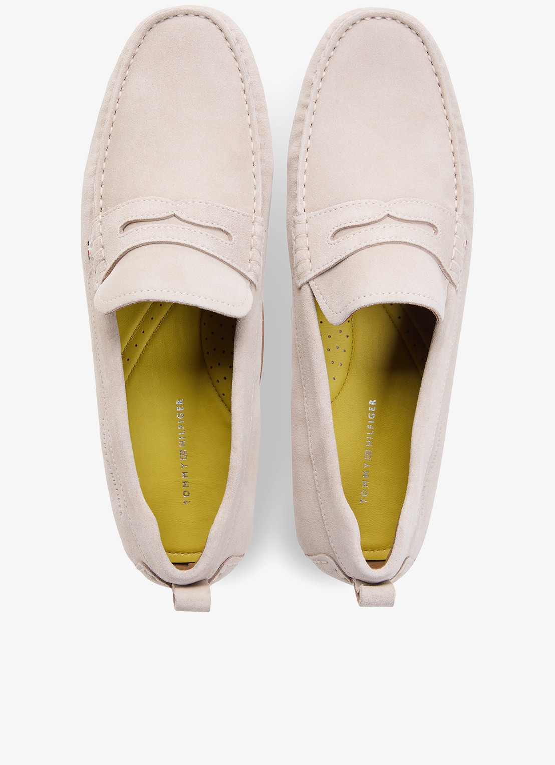 Tommy Hilfiger Mocassin van suède - detail 4 lichtroze