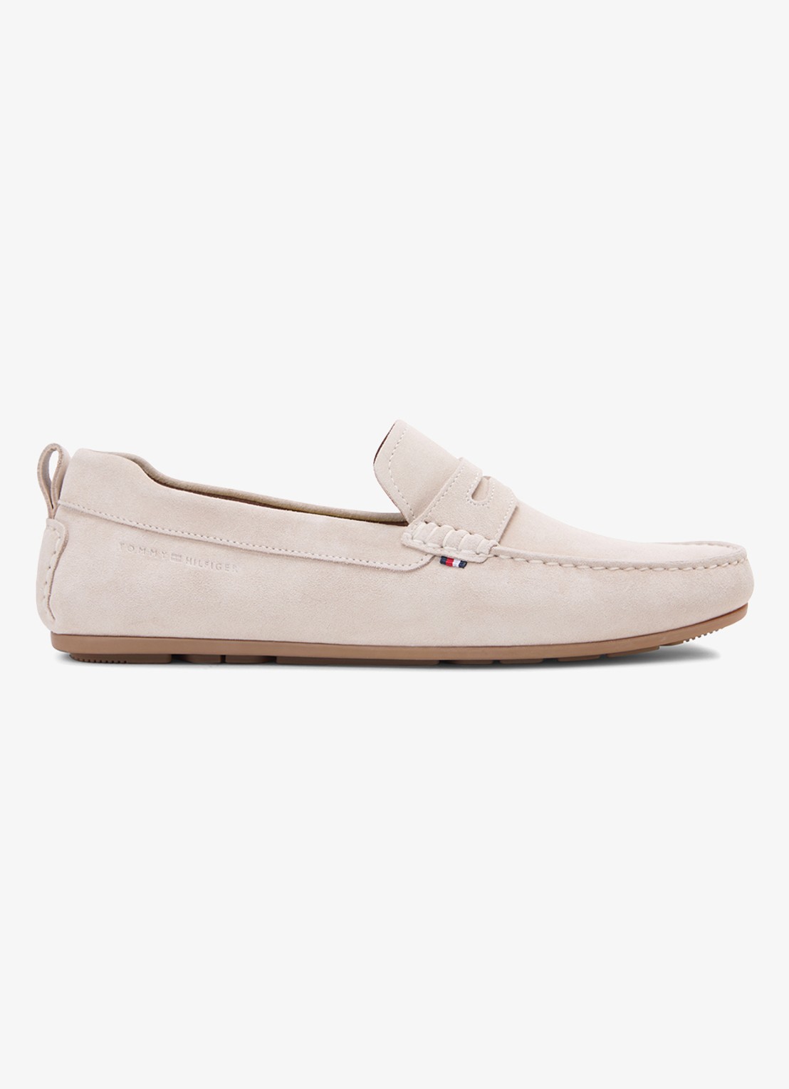 Tommy Hilfiger Mocassin van suède - detail 5 lichtroze