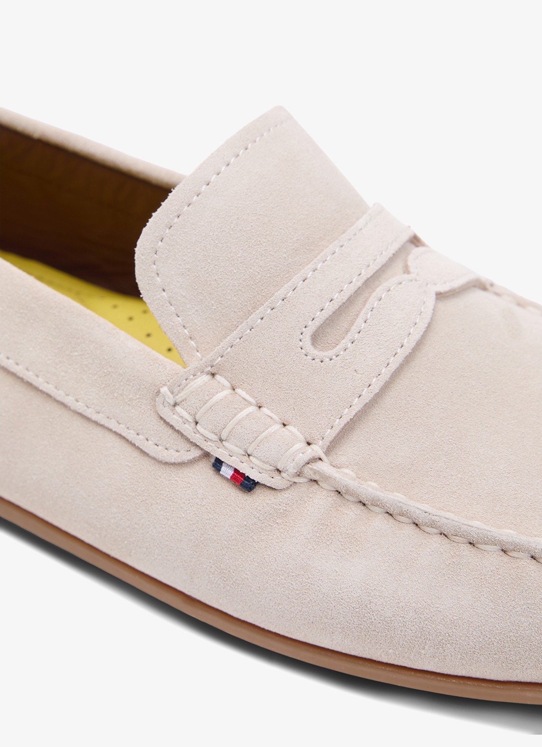 Tommy Hilfiger Mocassin van suède - detail 6 lichtroze