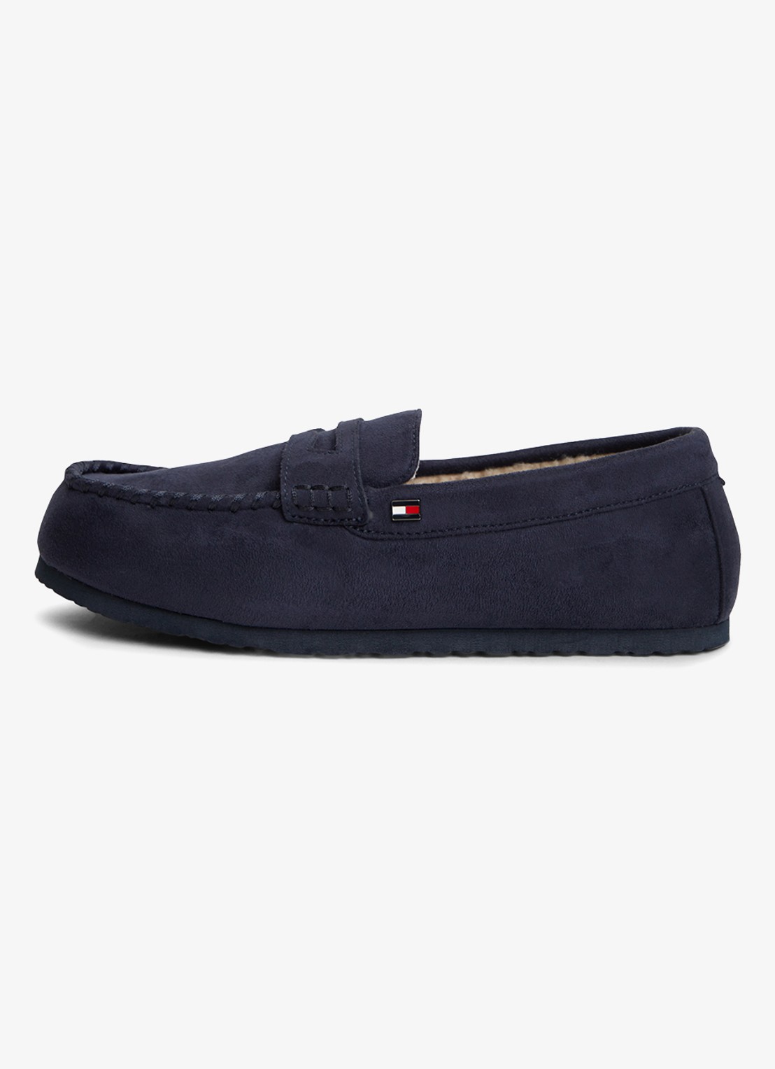 Tommy Hilfiger Mocassin van suède  - detail 4 donkerblauw