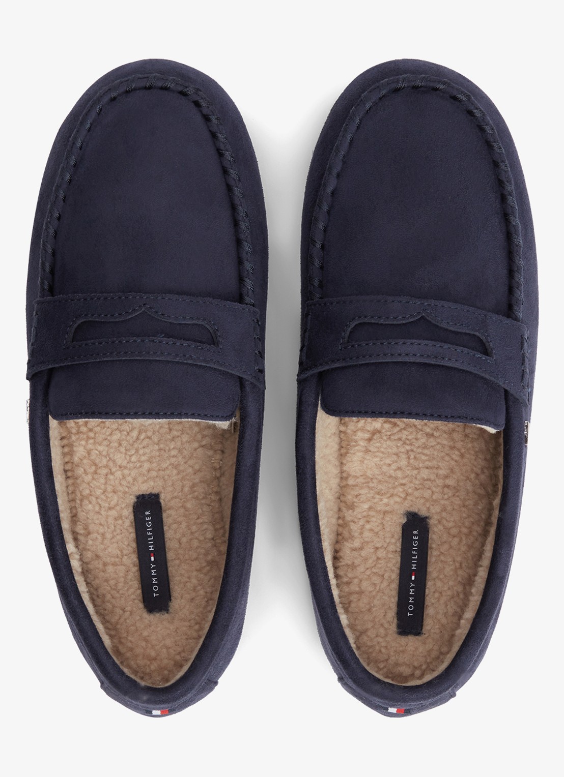 Tommy Hilfiger Mocassin van suède  - detail 5 donkerblauw