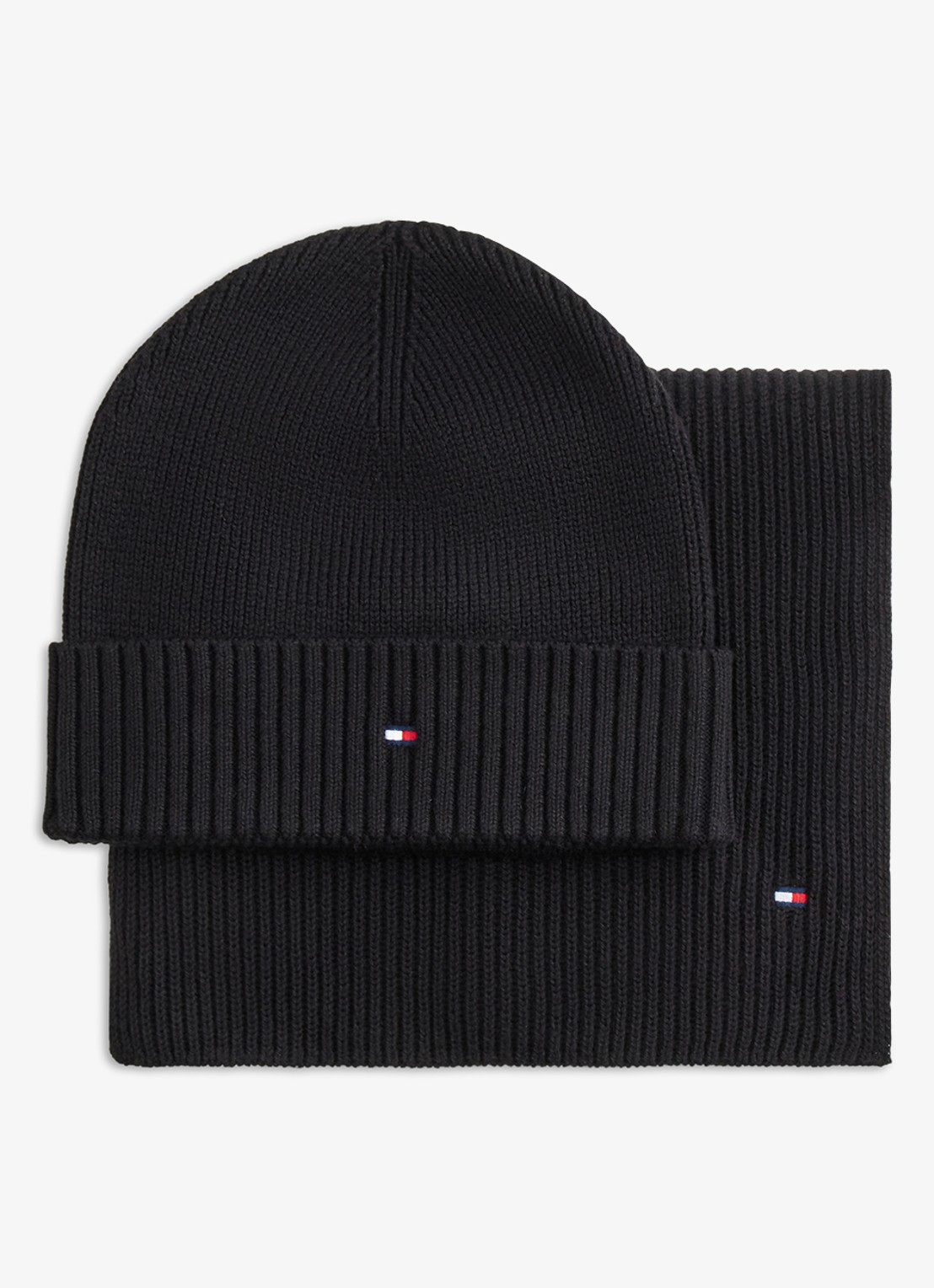 Tommy Hilfiger Muts en sjaal in giftbox - detail 2 zwart