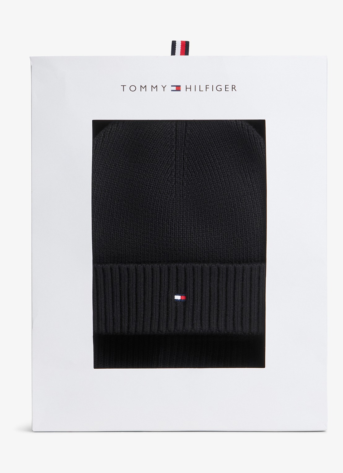 Tommy Hilfiger Muts en sjaal in giftbox - detail 4 zwart