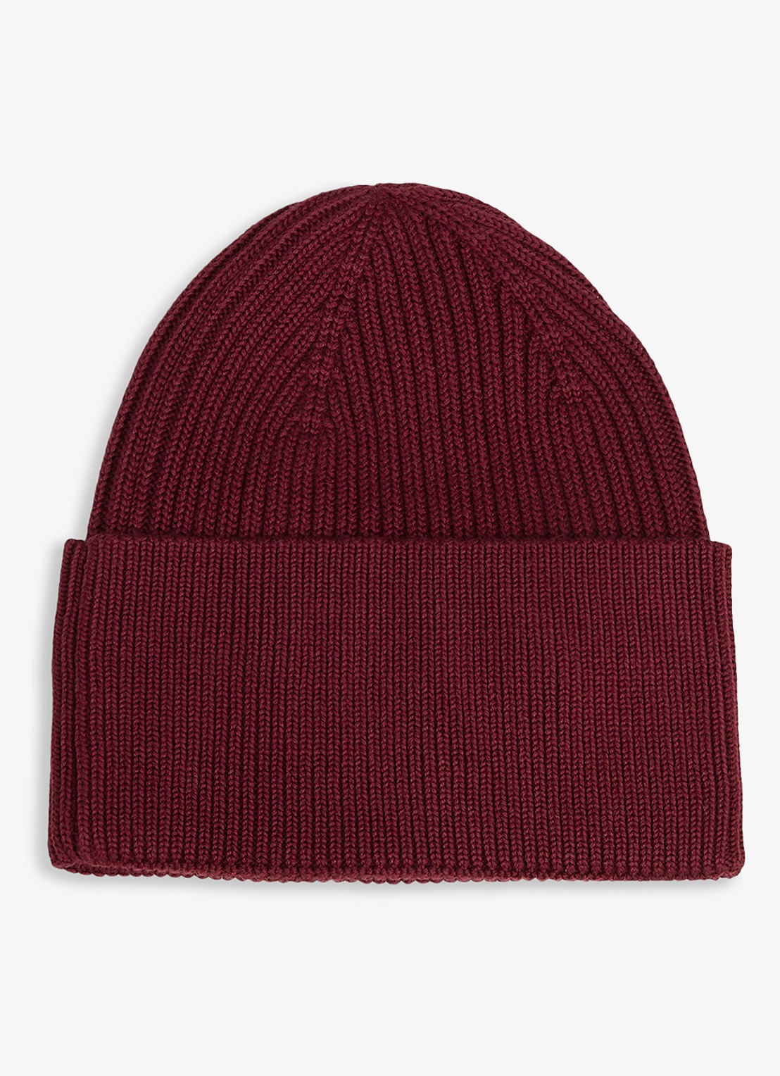 Tommy Hilfiger Muts met logo - detail bordeauxrood
