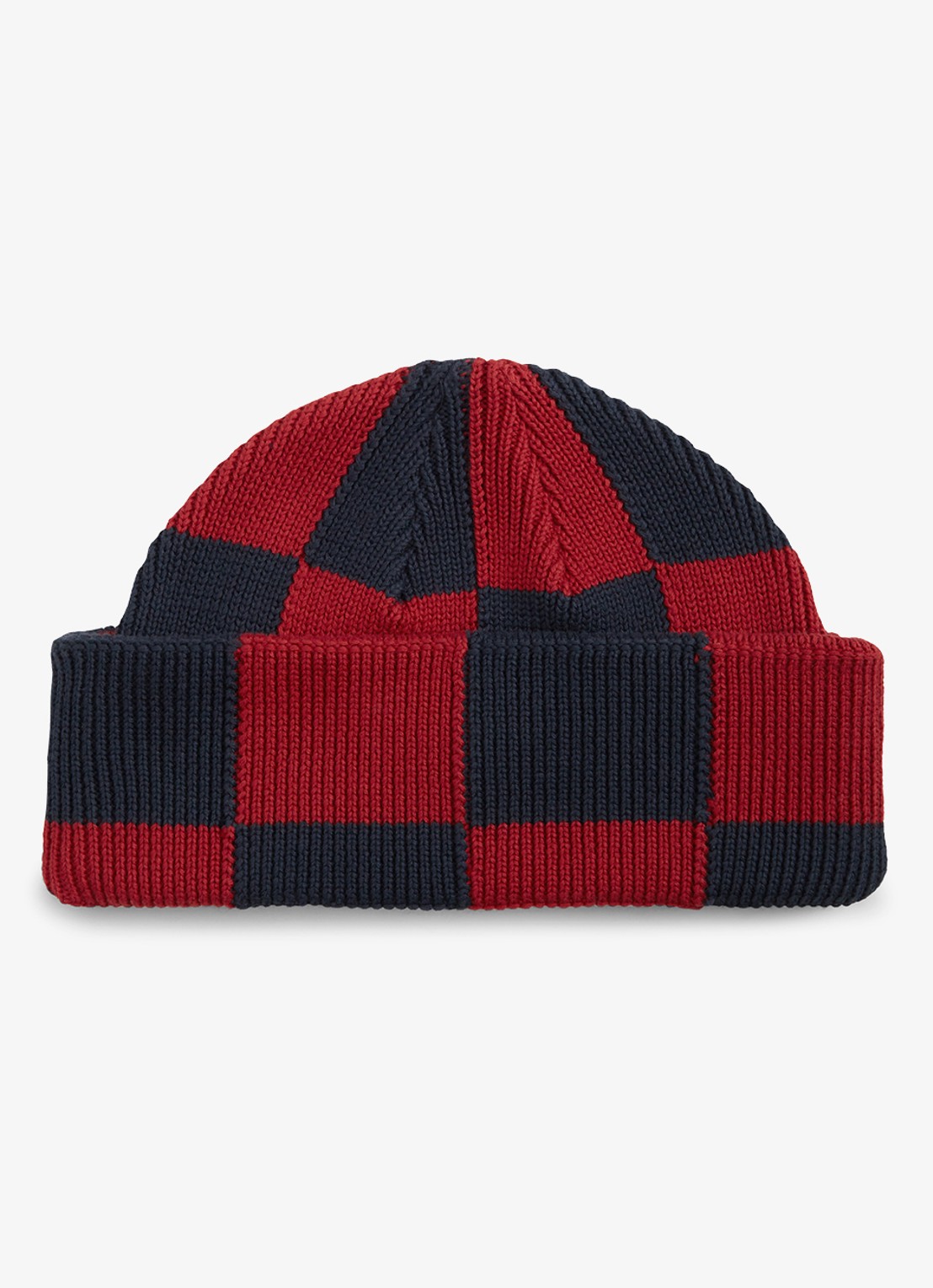 Tommy Hilfiger Muts met ruit dessin - achterkant 2 rood