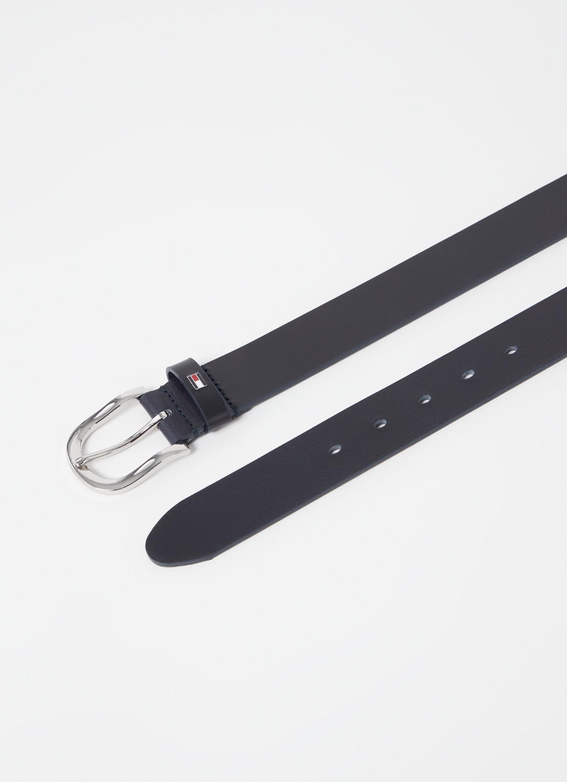 Tommy Hilfiger New Danny riem van leer  - detail 2 blauw