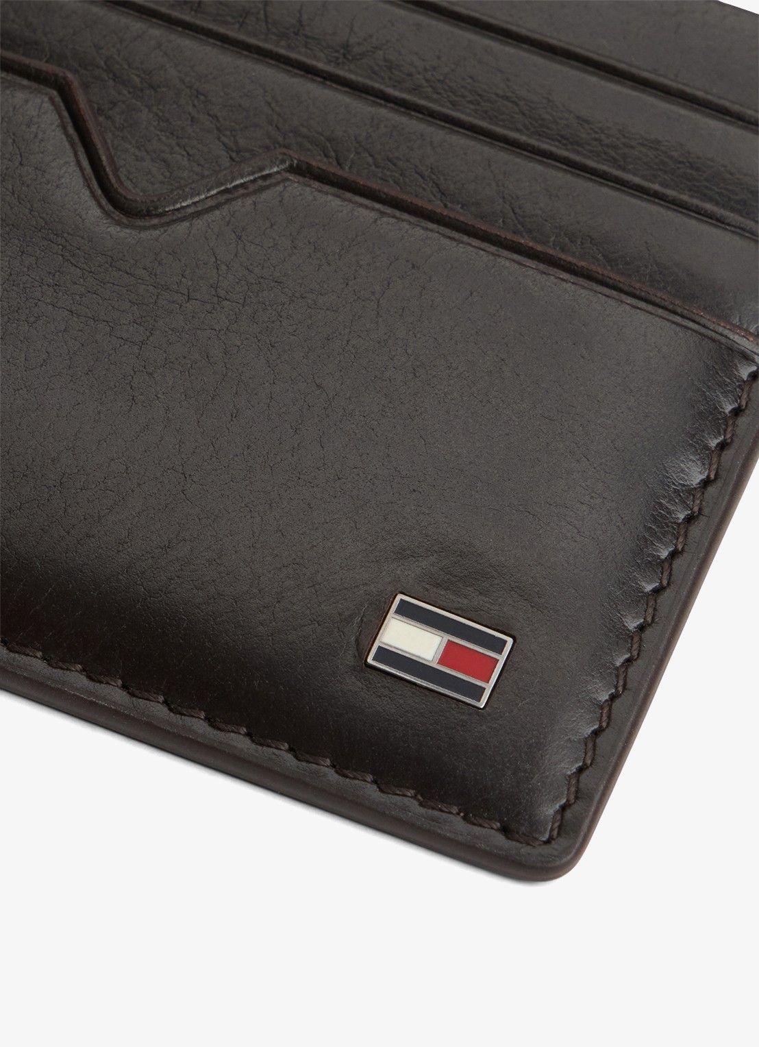 Tommy Hilfiger Pasjeshouder en riem van leer in giftset - detail 4 donkerbruin